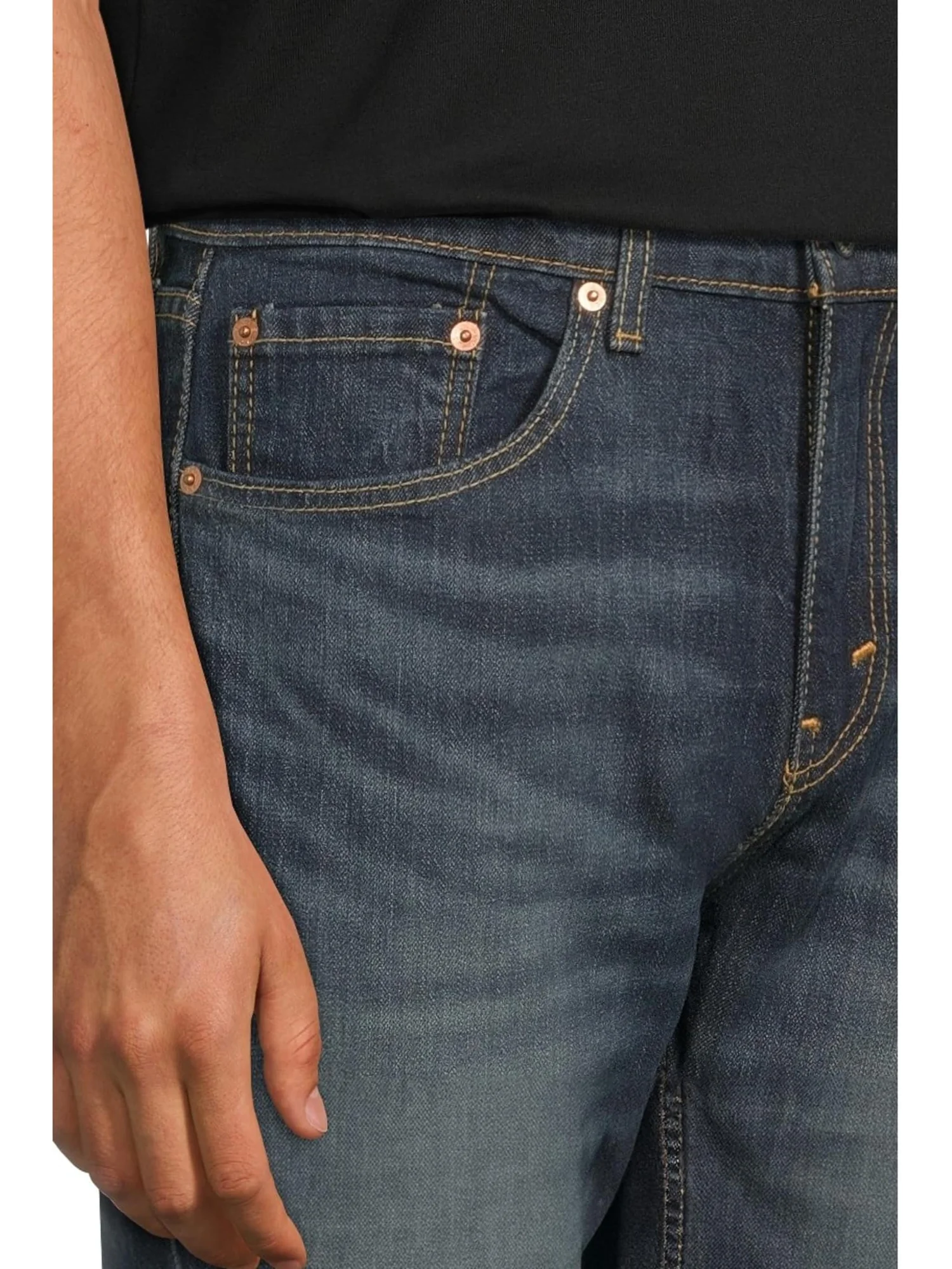 Джинсы Levi's Mens 527 Slim Boot Cut, цвет Comin Round The Mountain — изображение 4 из 5
