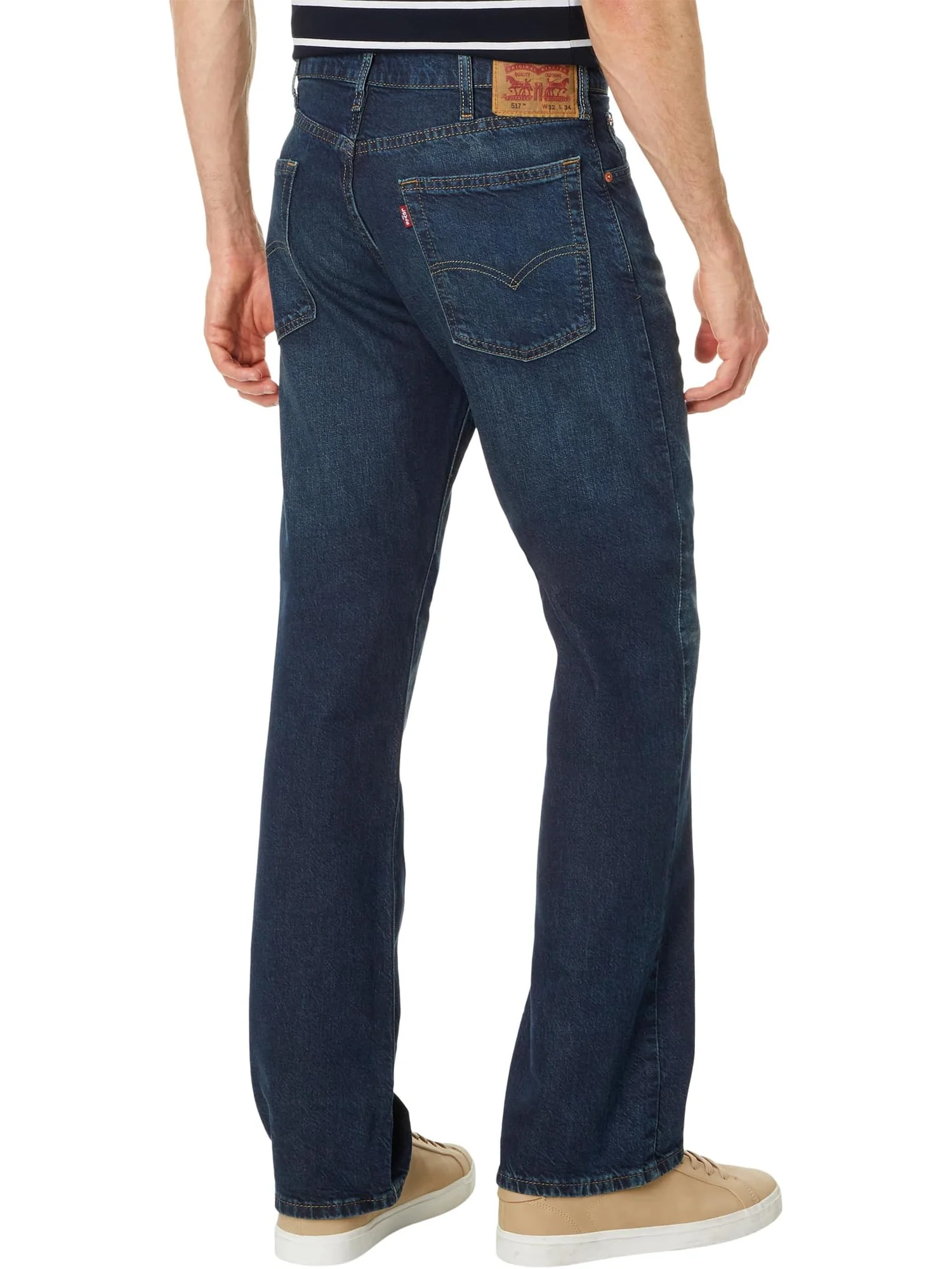 Джинсы Levi's 517 Bootcut — изображение 2 из 4, средне-синий деним