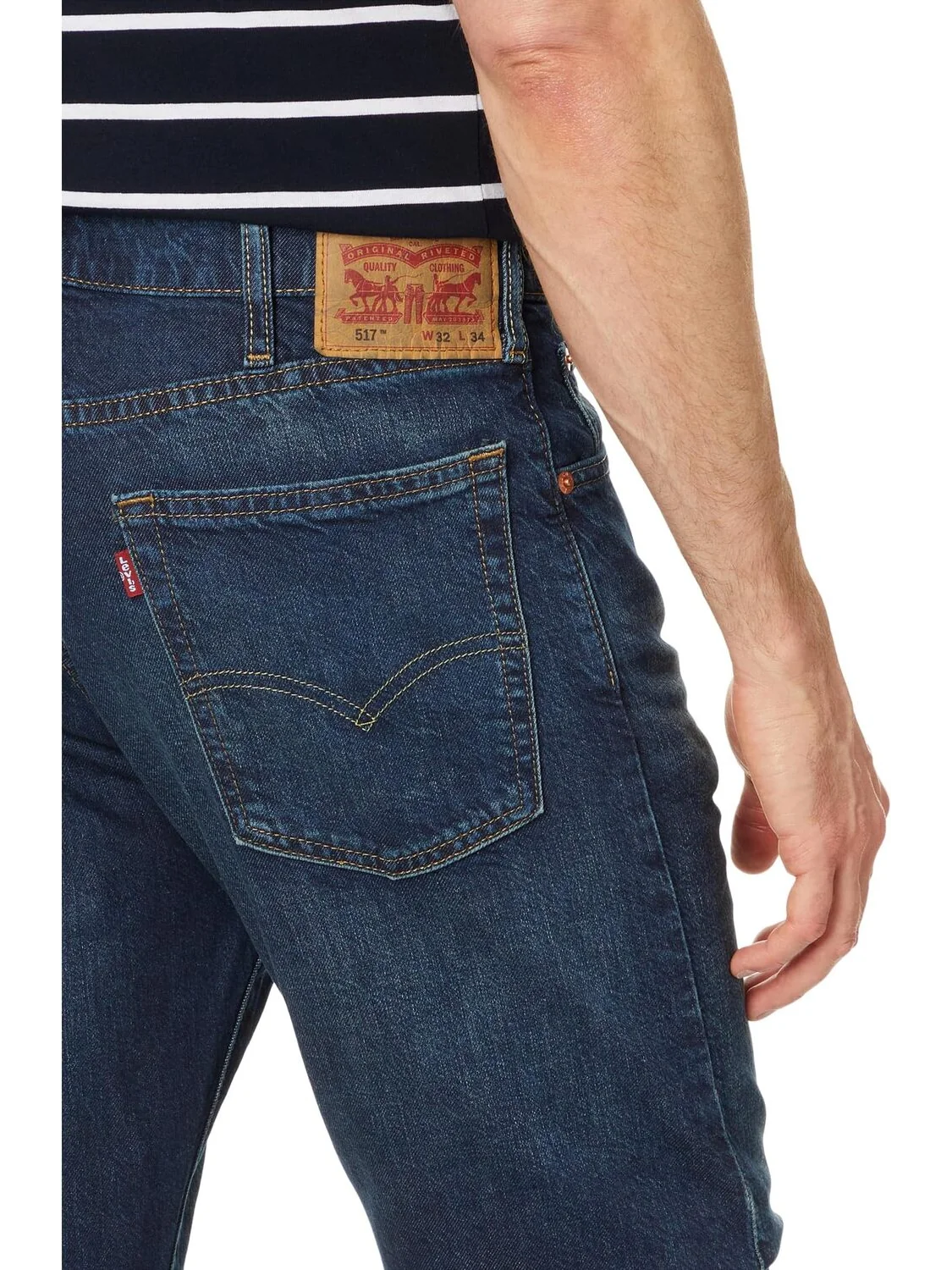 Джинсы Levi's 517 Bootcut — изображение 3 из 4, средне-синий деним