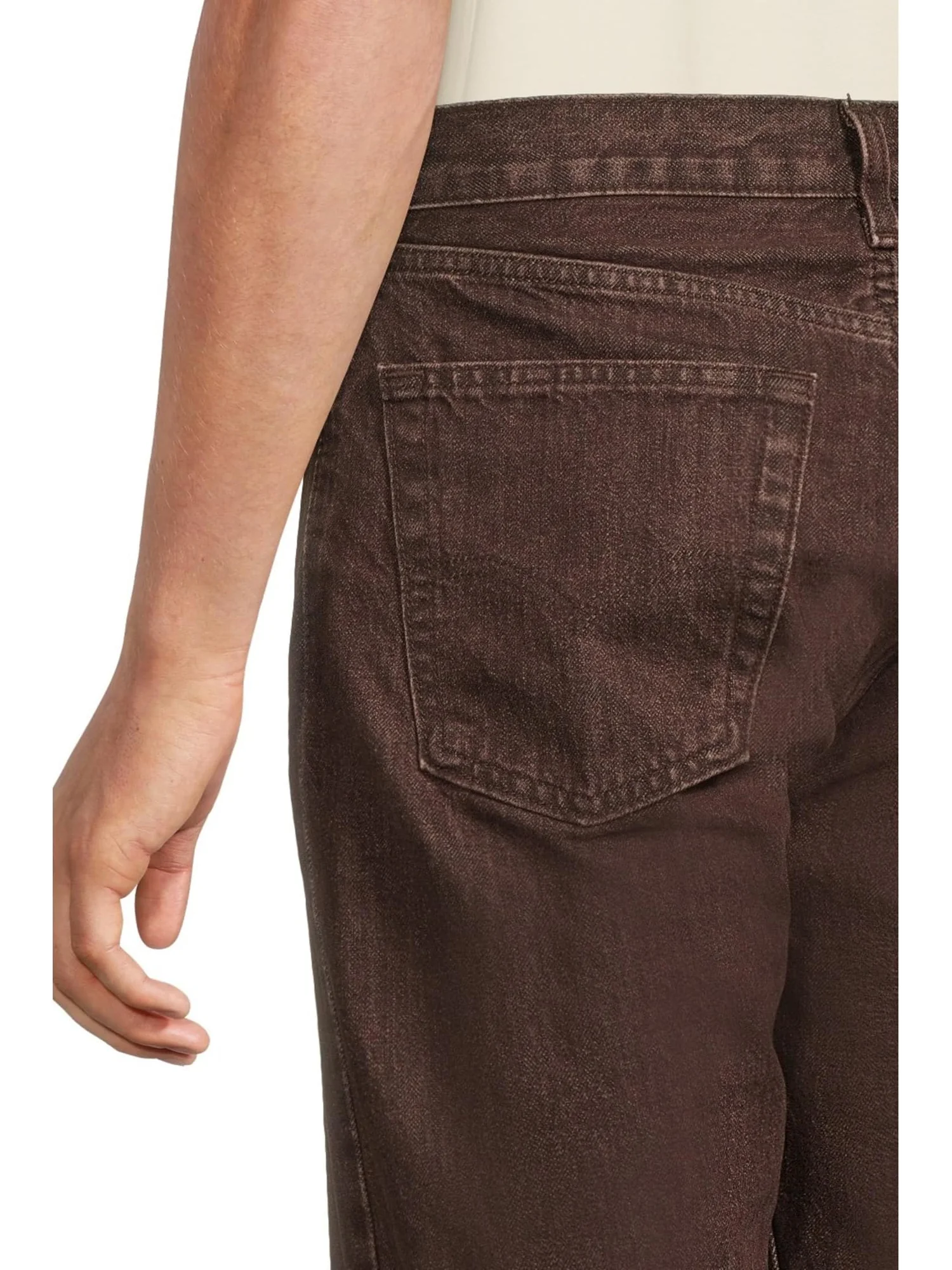 Джинсы Levi's Mens 555 Relaxed Straight — изображение 4 из 5, темно-коричневый