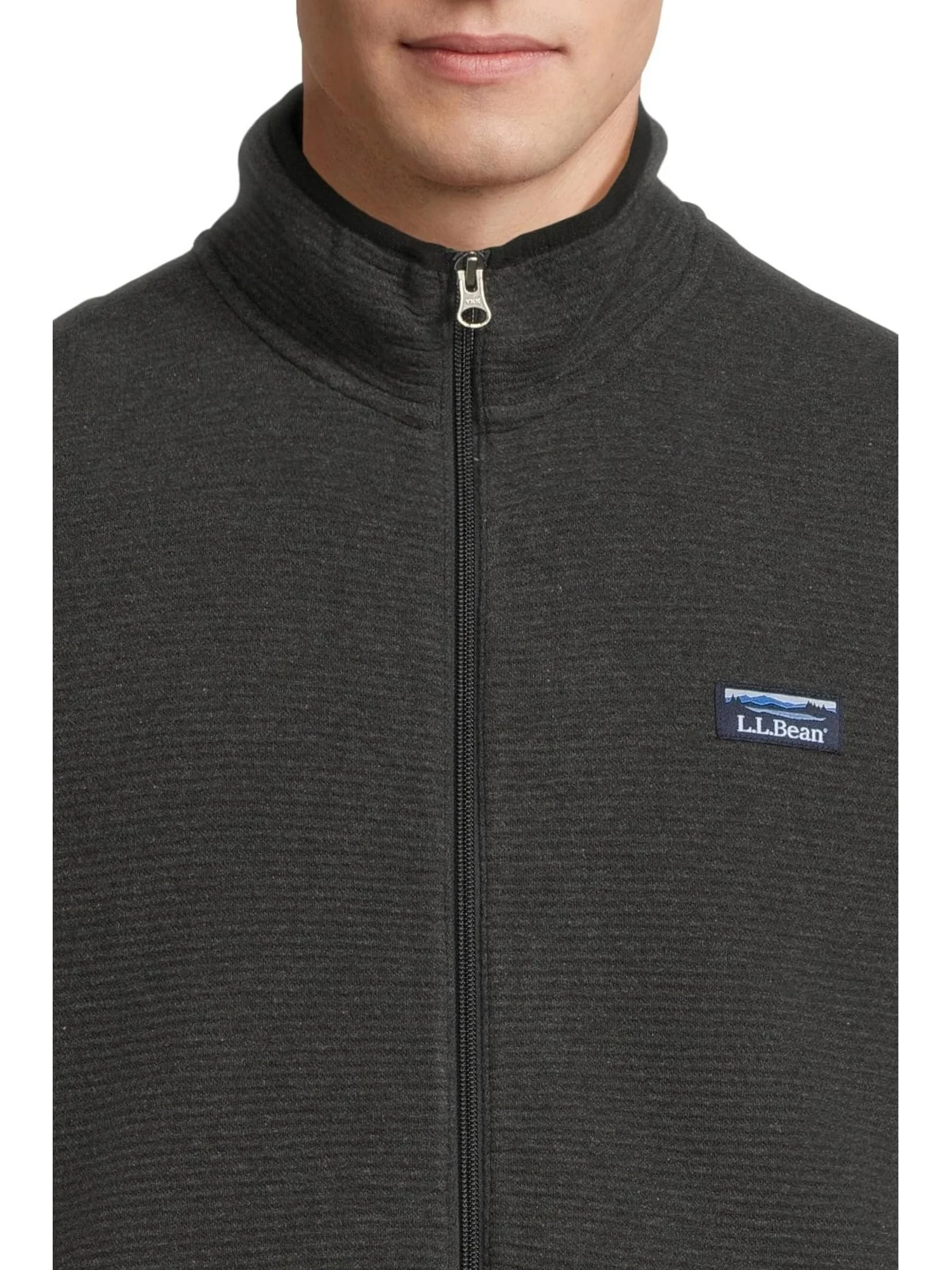 Жилет L.L.Bean Lakewashed Double-knit Vest — изображение 4 из 5, темный темно-серый