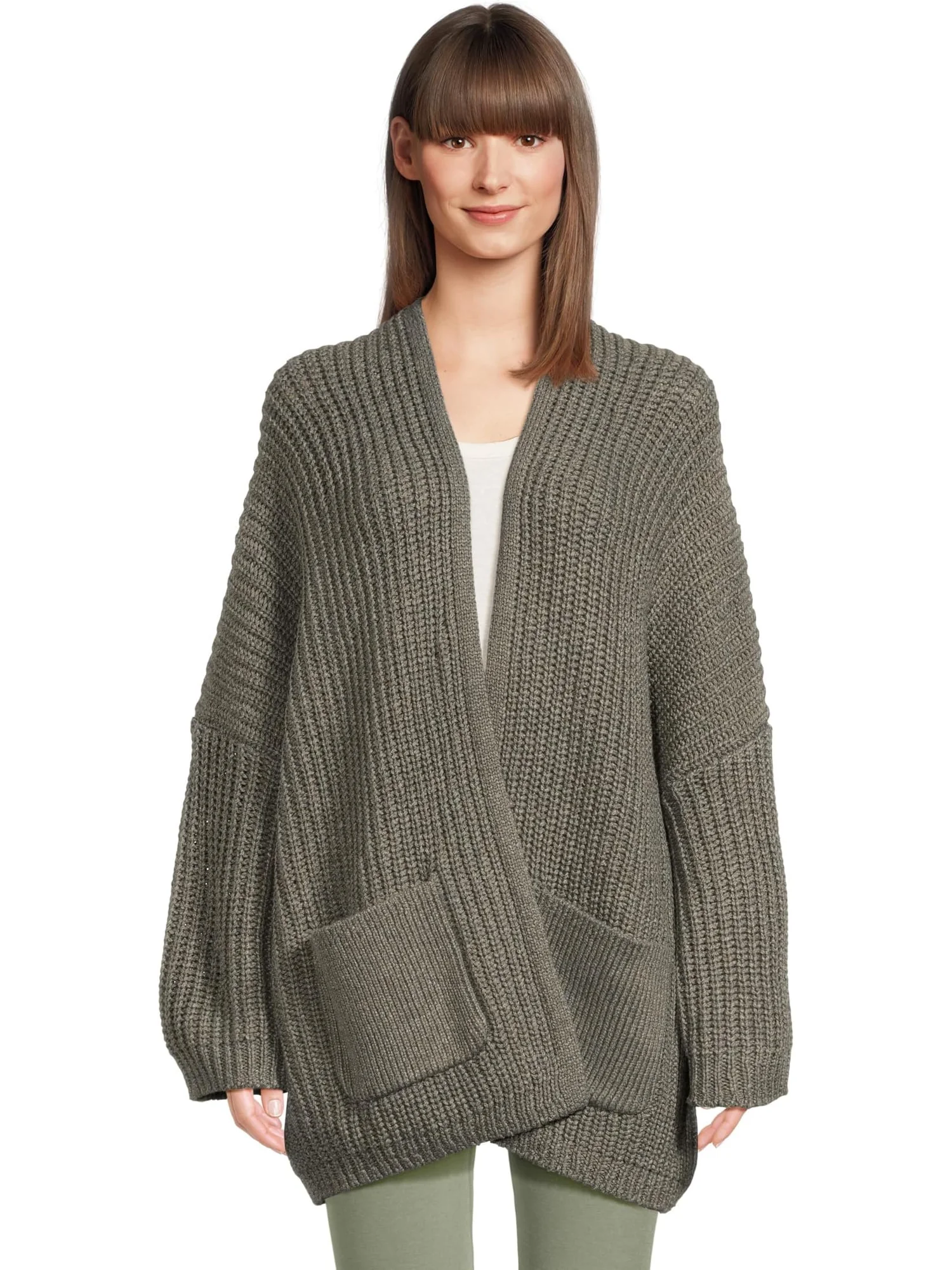 Кардиган Prana Sunday River Long Cardigan — изображение 1 из 5, тимьян