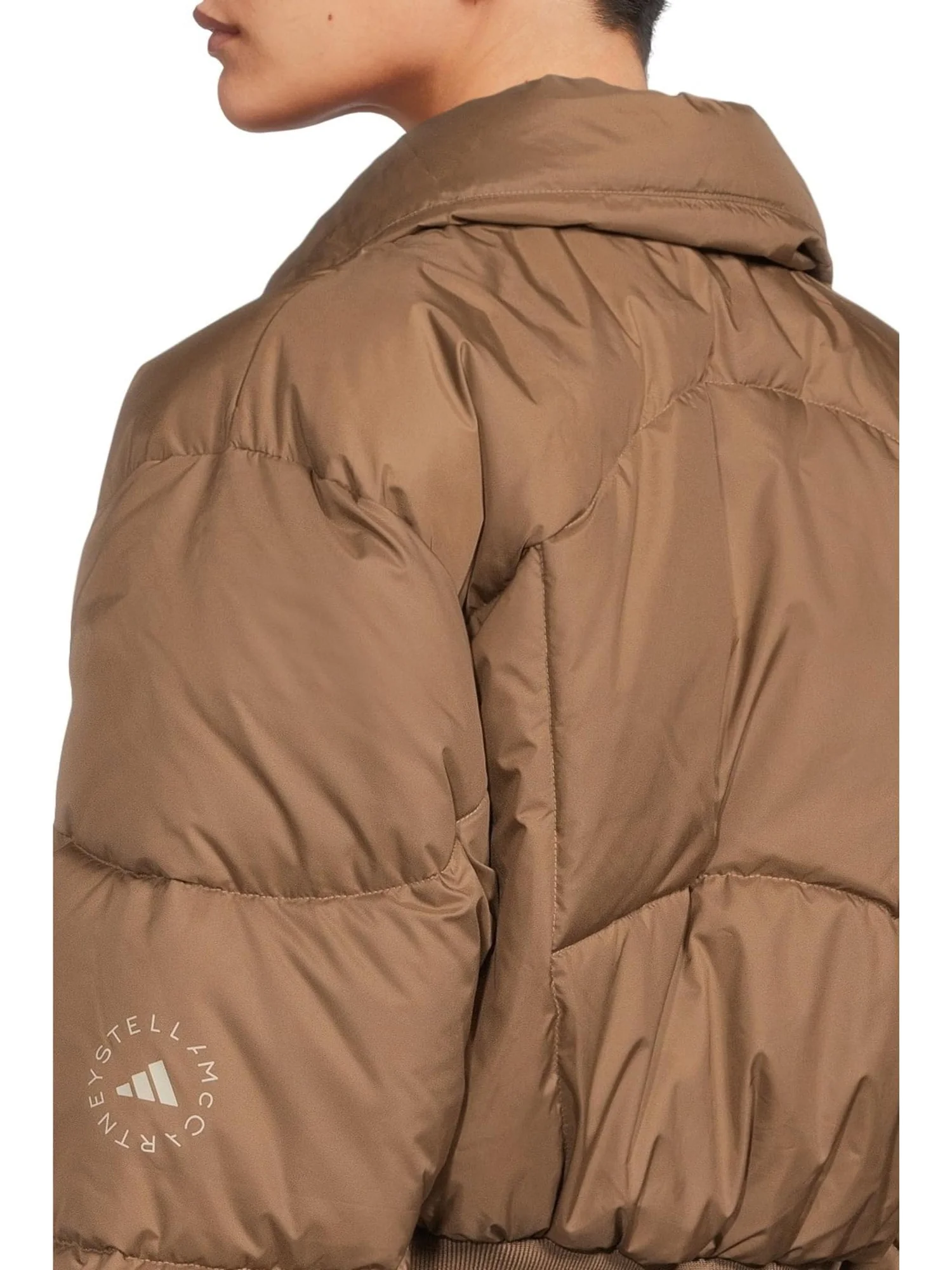 Куртка adidas by Stella McCartney Cropped Padded Winter Jacket JM3652 — изображение 4 из 5, коричневый