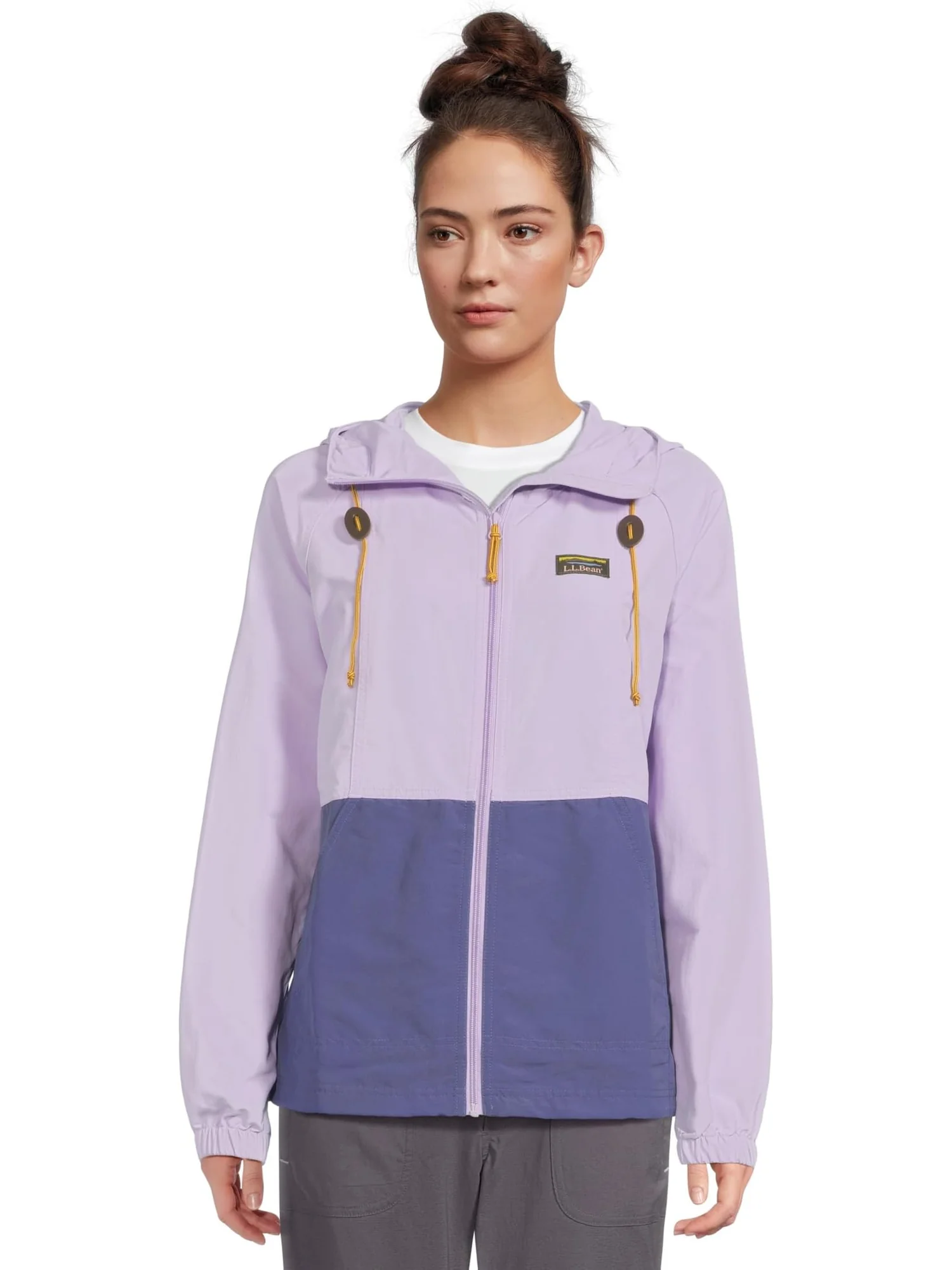 Куртка L.L.Bean Mountain Classic Full-Zip Jacket Color-Block — изображение 1 из 5, темный синий
