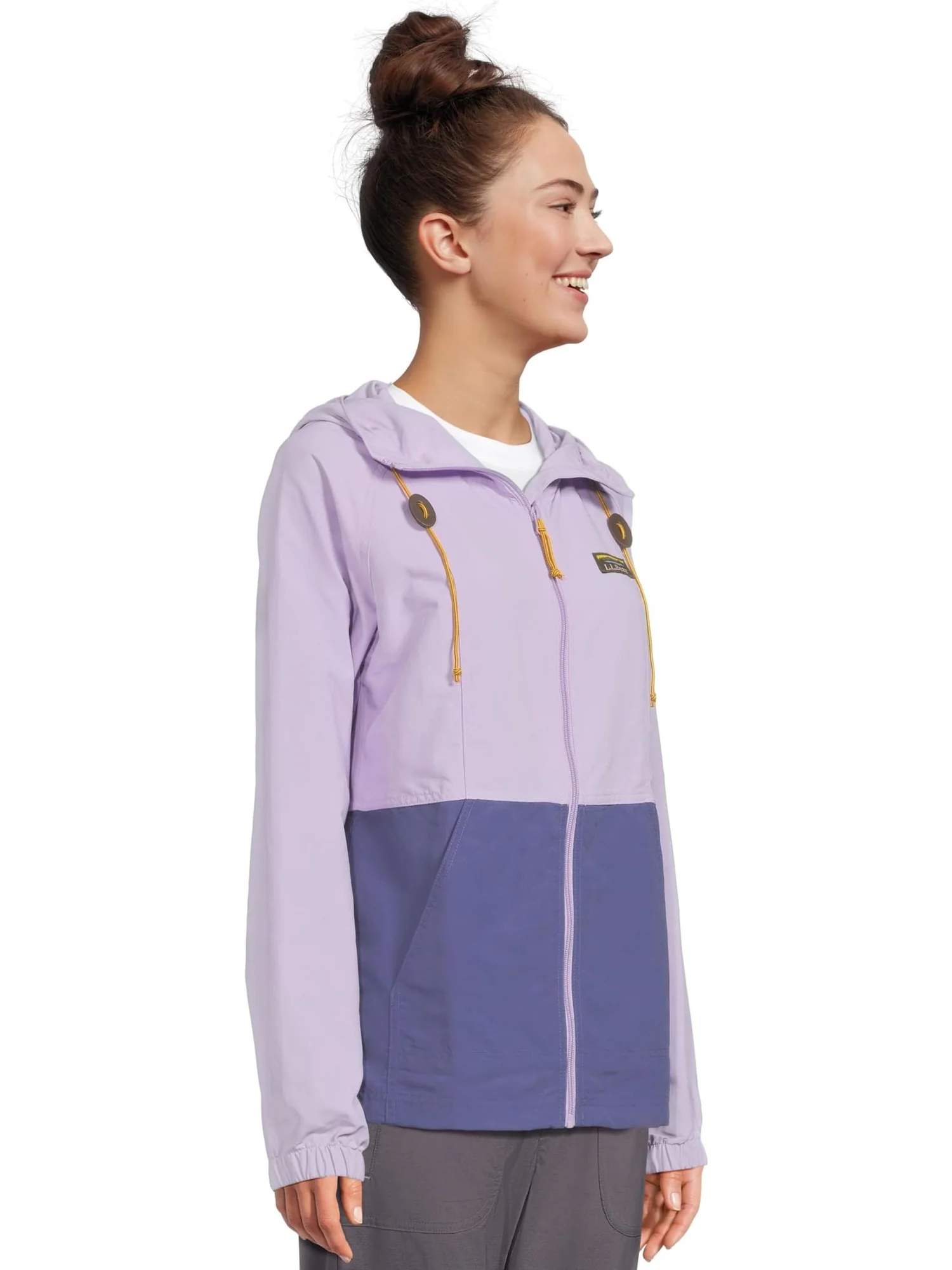 Куртка L.L.Bean Mountain Classic Full-Zip Jacket Color-Block — изображение 2 из 5, темный синий