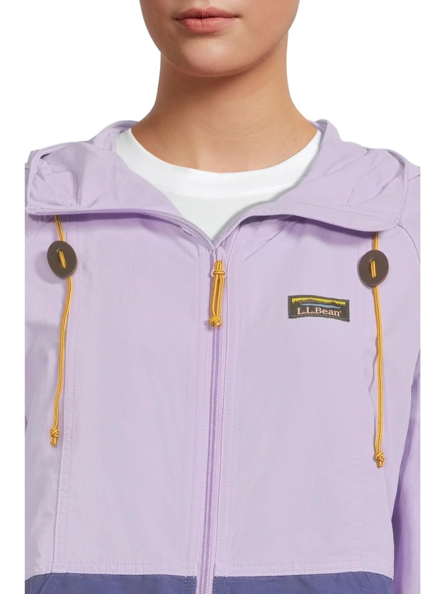 Куртка L.L.Bean Mountain Classic Full-Zip Jacket Color-Block — изображение 4 из 5, темный синий