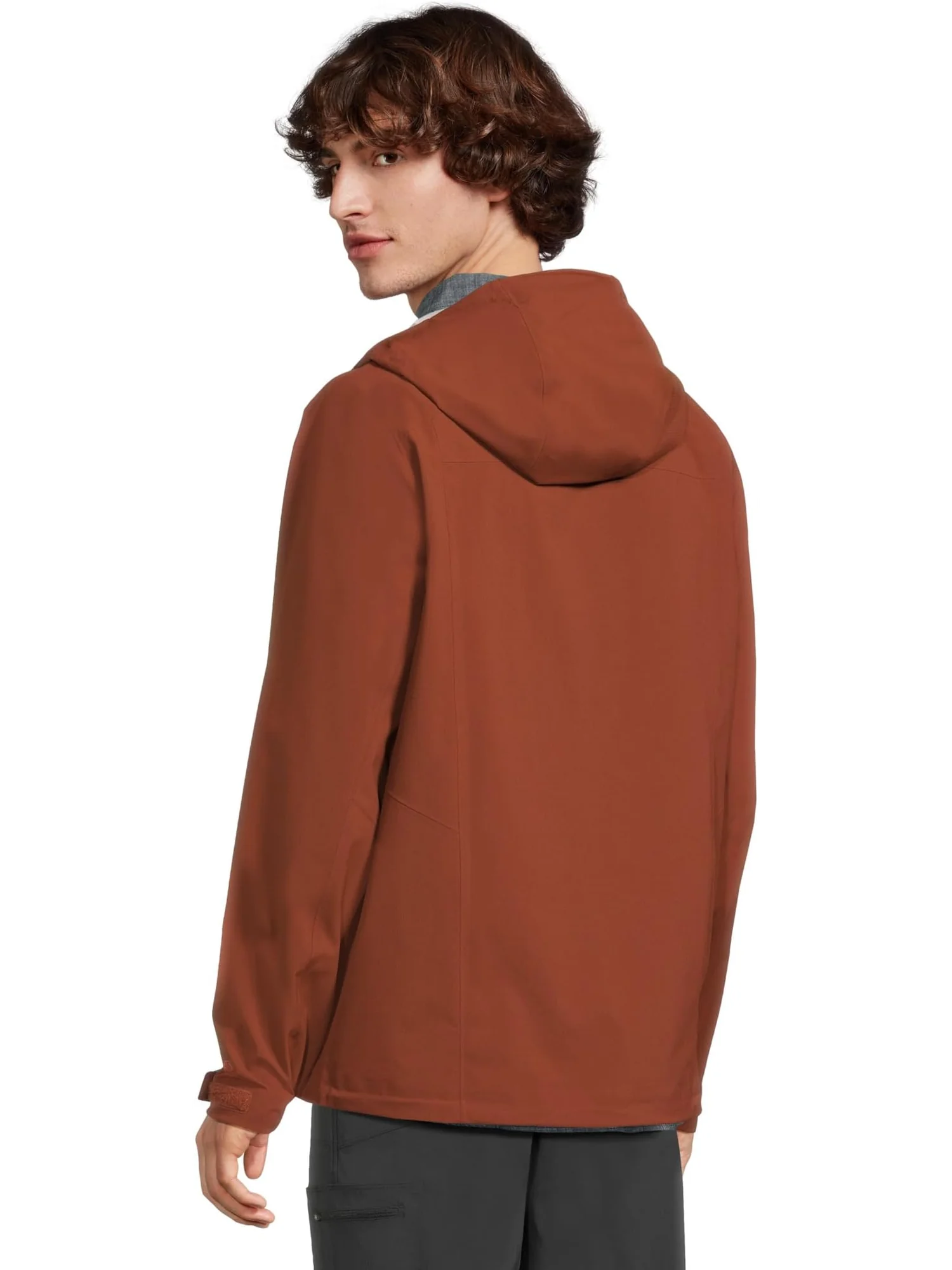 Куртка L.L.Bean Cresta Stretch Rain Jacket — изображение 3 из 5, коричневый