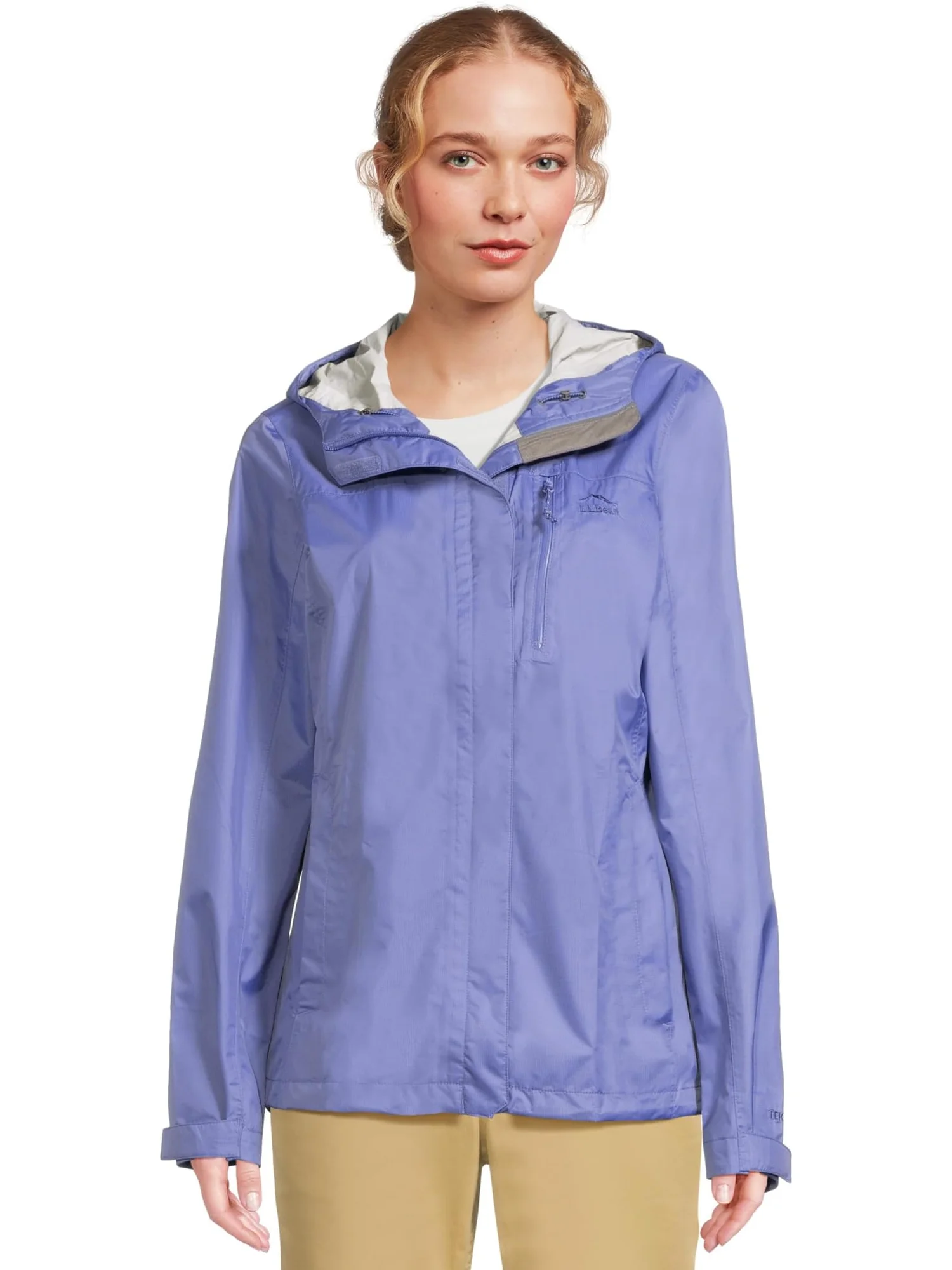 Куртка L.L.Bean Trail Model Rain Jacket — изображение 1 из 5, бледно-сиреневый