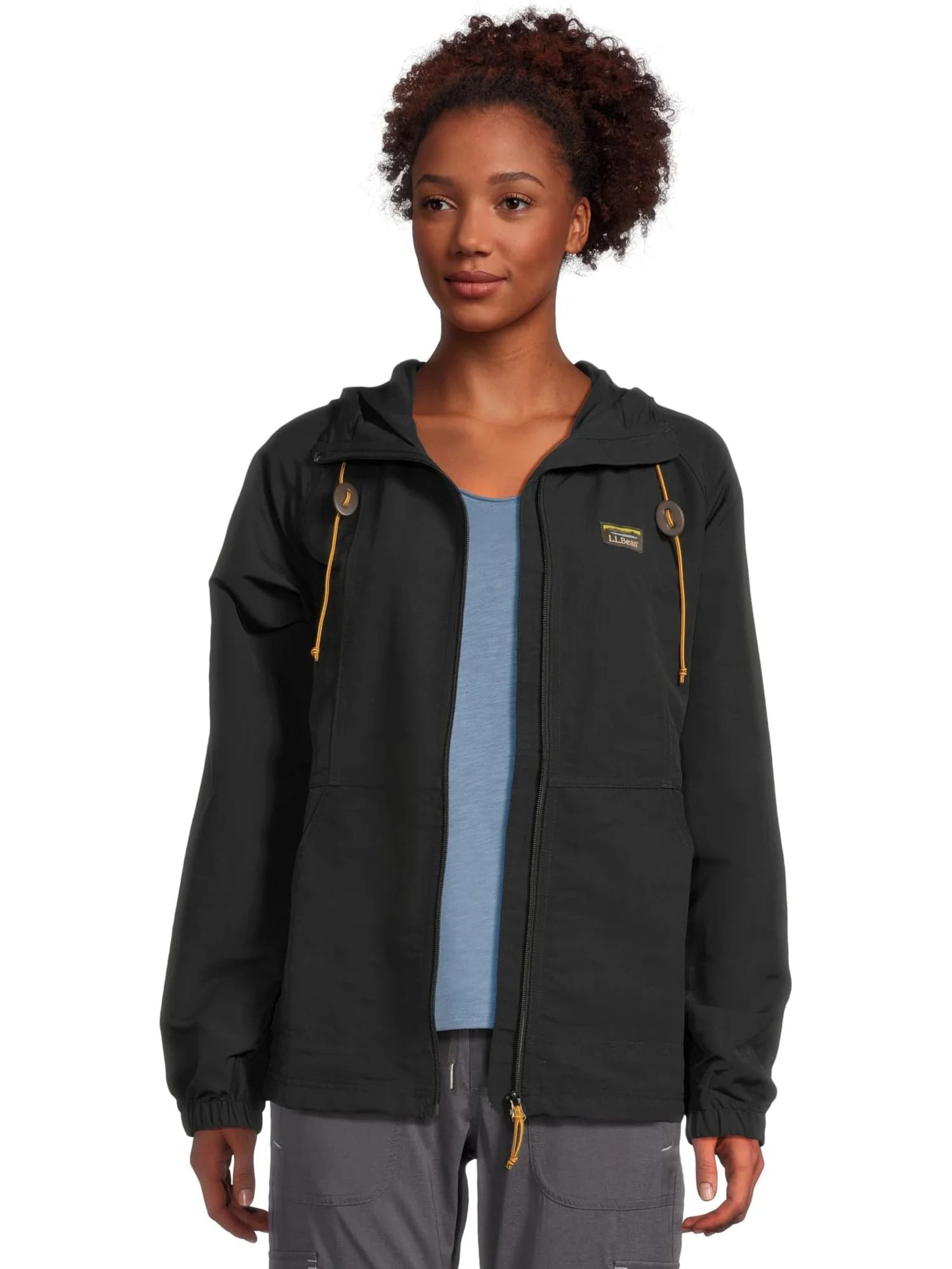 Куртка L.L.Bean Mountain Classic Full-Zip Jacket — изображение 1 из 5, черный