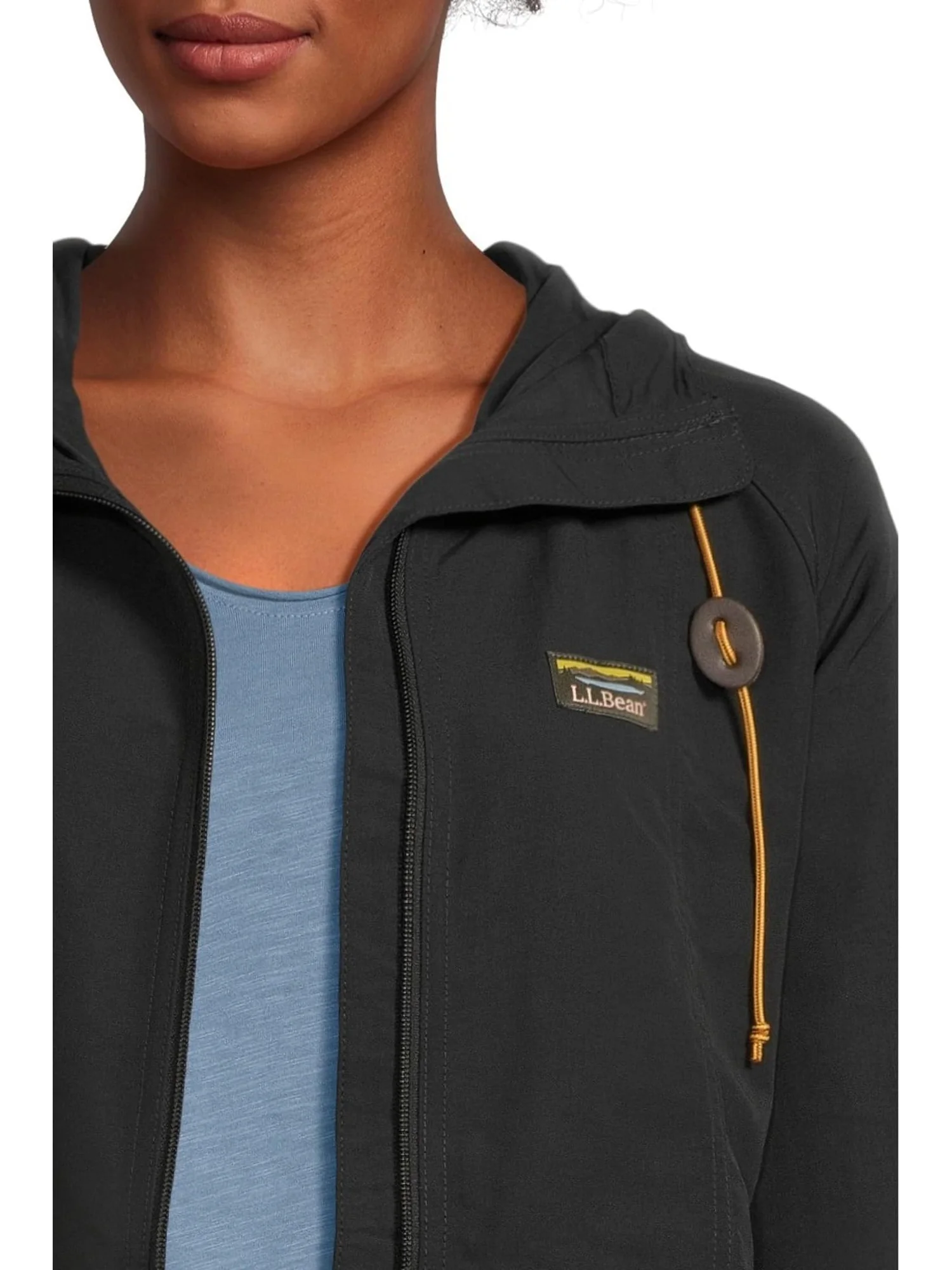Куртка L.L.Bean Mountain Classic Full-Zip Jacket — изображение 4 из 5, черный