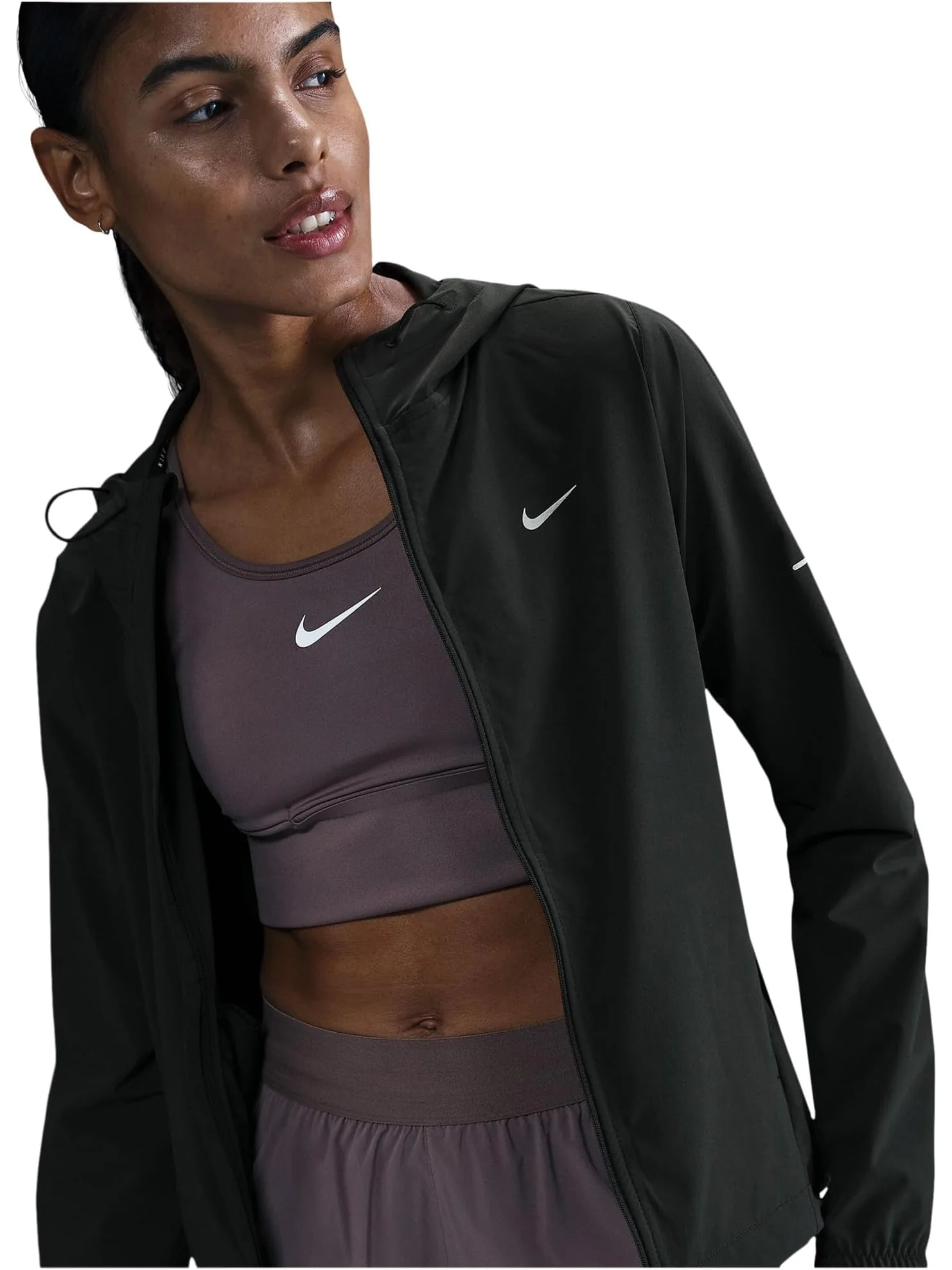 Куртка Nike Swift Repel Packable Running Jacket — изображение 3 из 4, черный/серебристый