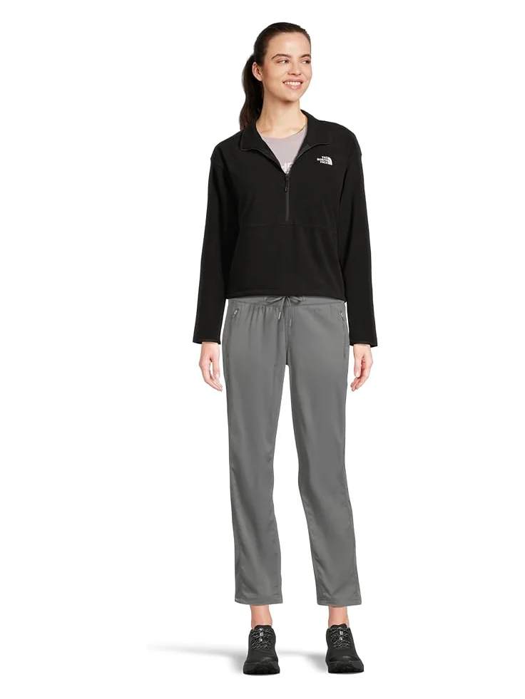 Женская короткая куртка The North Face Glacier Fleece ½ Zip — изображение 5 из 5, черный