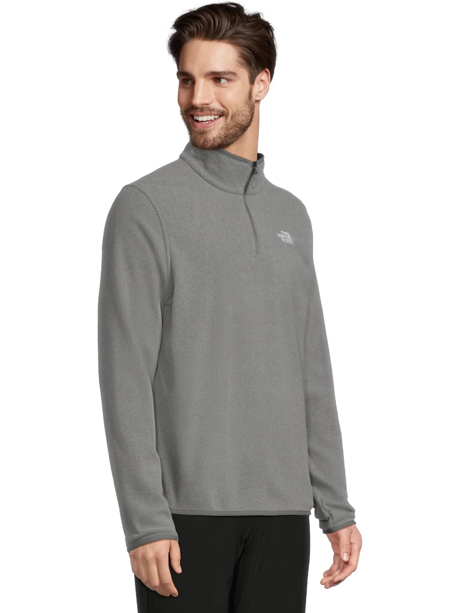Куртка The North Face Glacier Fleece ¼ Zip Jacket — изображение 2 из 5, серый