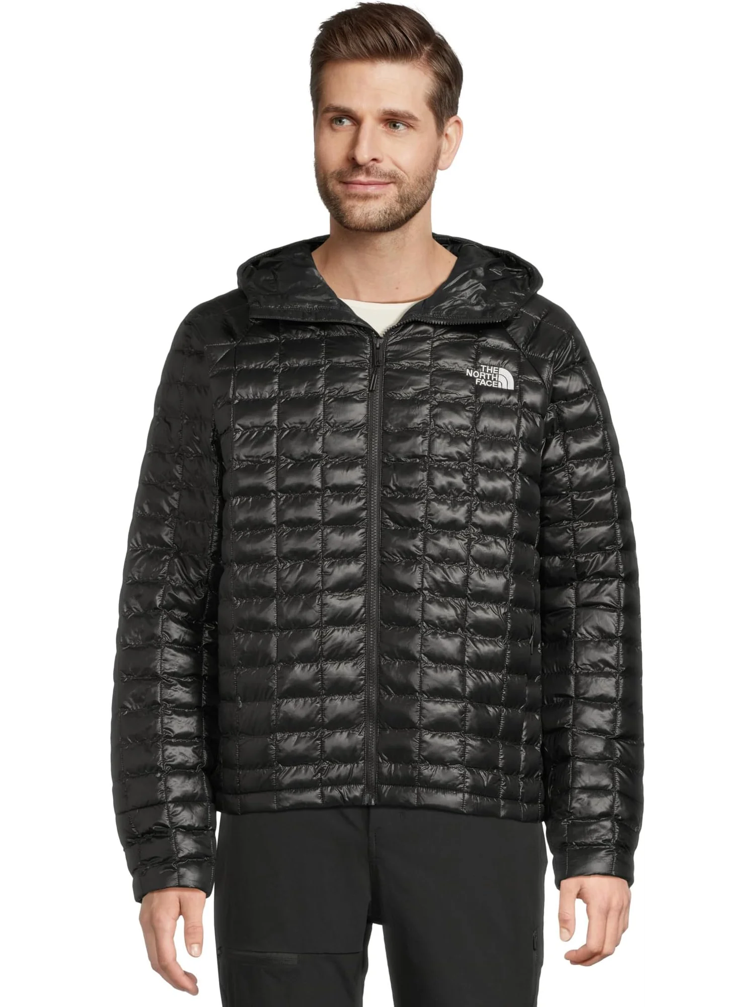 Куртка The North Face ThermoBall Hooded Jacket — изображение 1 из 5, черный