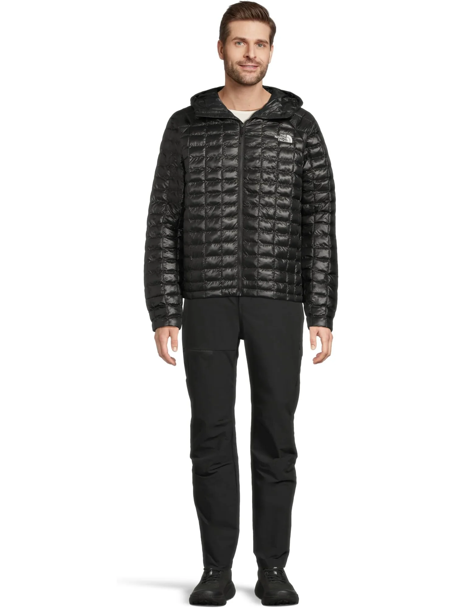 Куртка The North Face ThermoBall Hooded Jacket — изображение 5 из 5, черный