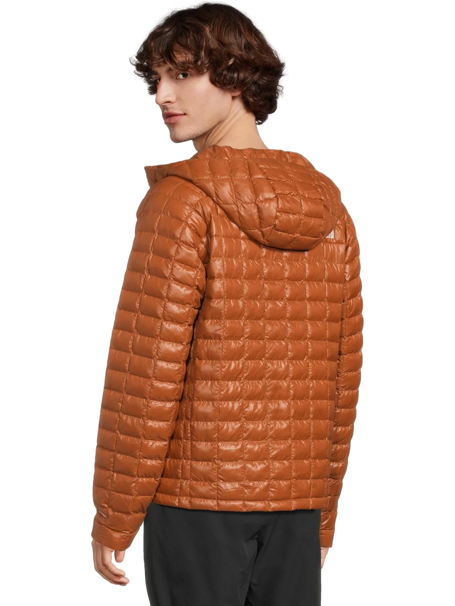 Мужская куртка с капюшоном THERMOBALL The North Face — изображение 3 из 5, коричневый