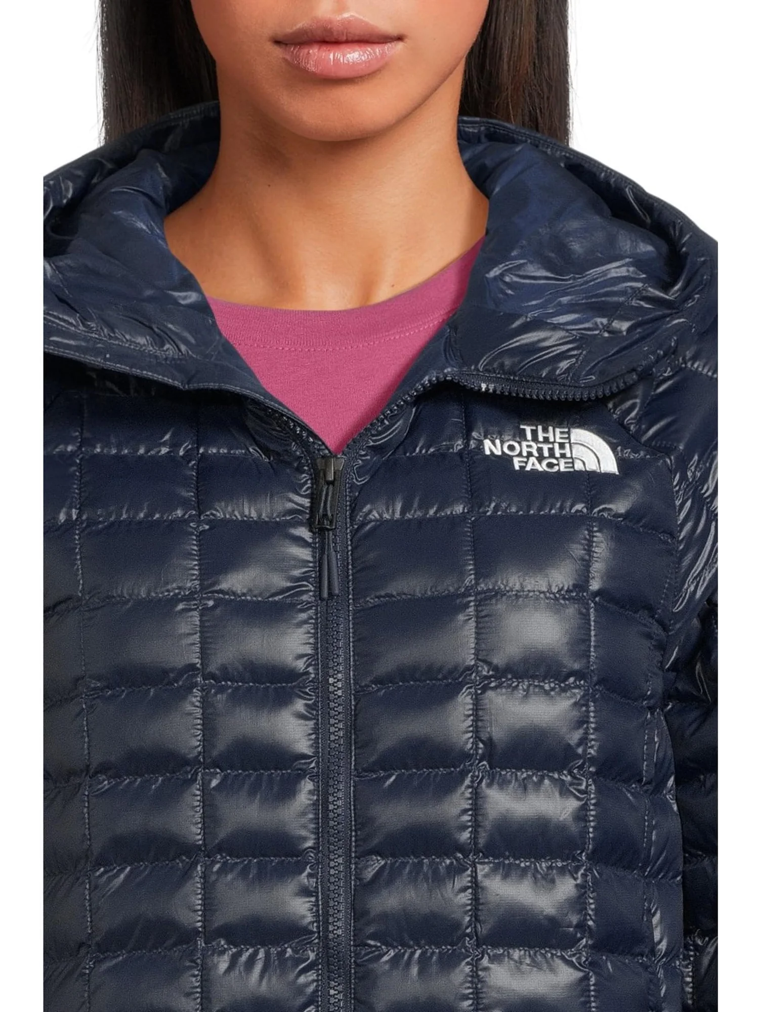 Куртка The North Face ThermoBall Hooded Jacket — изображение 4 из 5, темно-синий