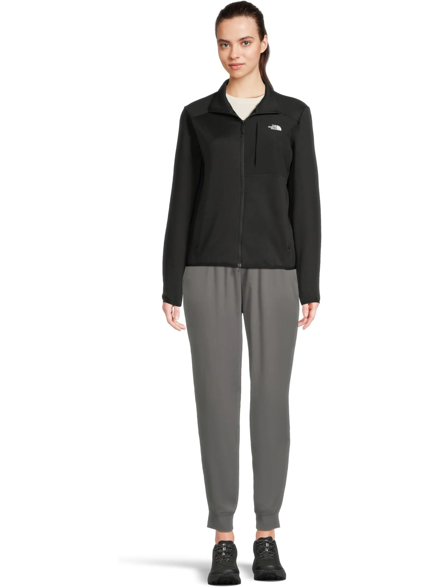 Куртка The North Face TNF Performance Fleece Full Zip Jacket — изображение 5 из 5, черный