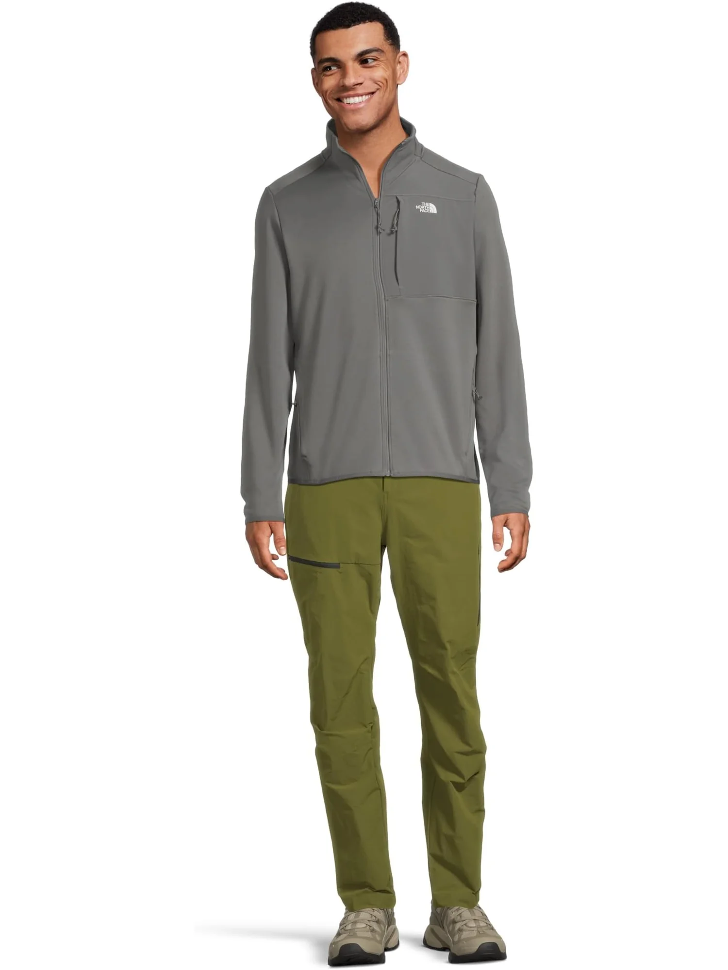 Куртка The North Face TNF Performance Fleece Full Zip Jacket — изображение 5 из 5, жемчужный
