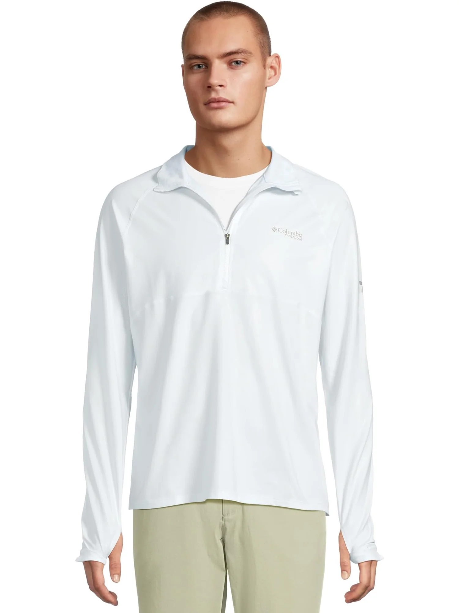 Лонгслив Columbia Summit Valley Long Sleeve Half Zip — изображение 1 из 5, белый