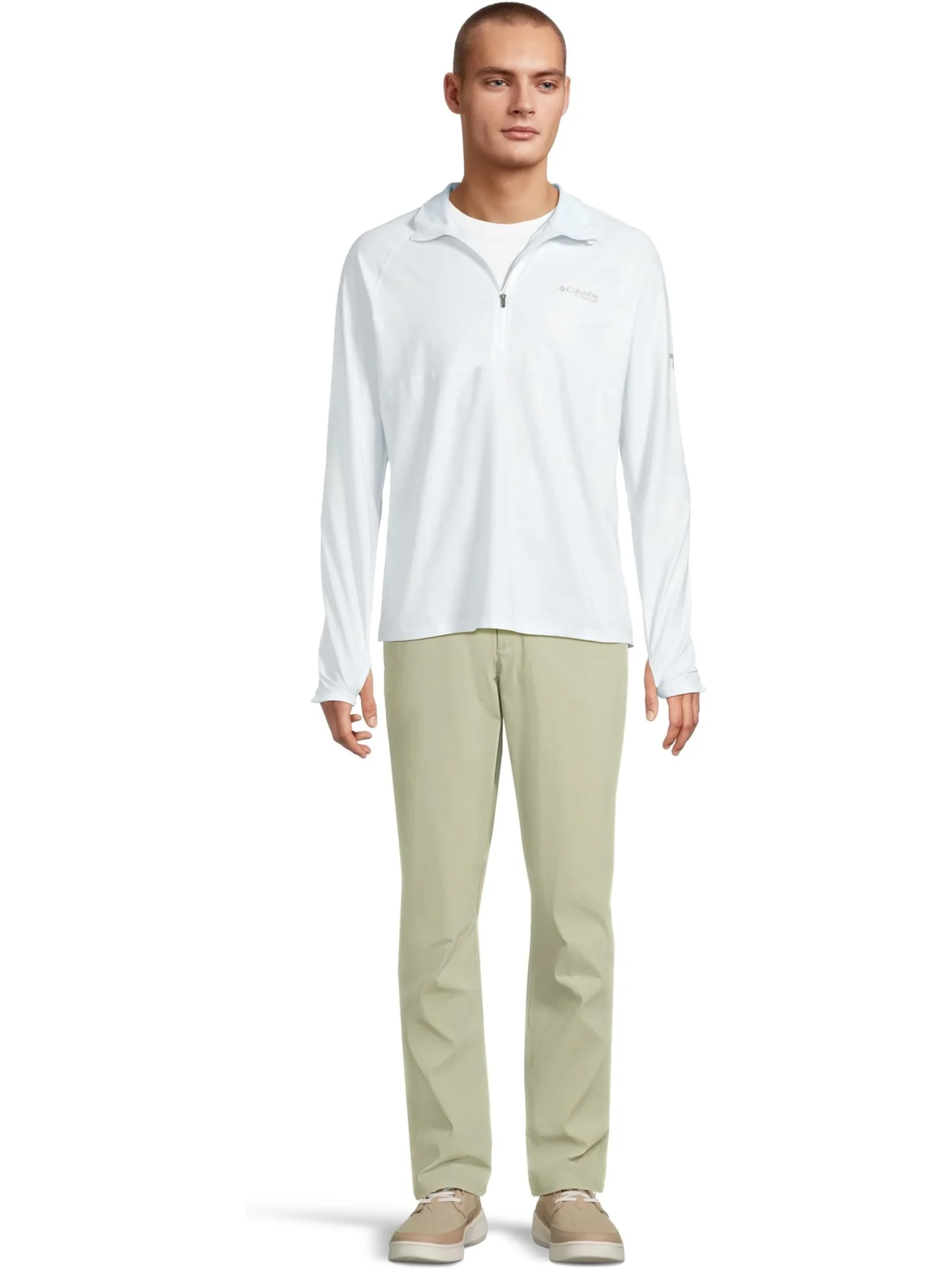 Лонгслив Columbia Summit Valley Long Sleeve Half Zip — изображение 5 из 5, белый