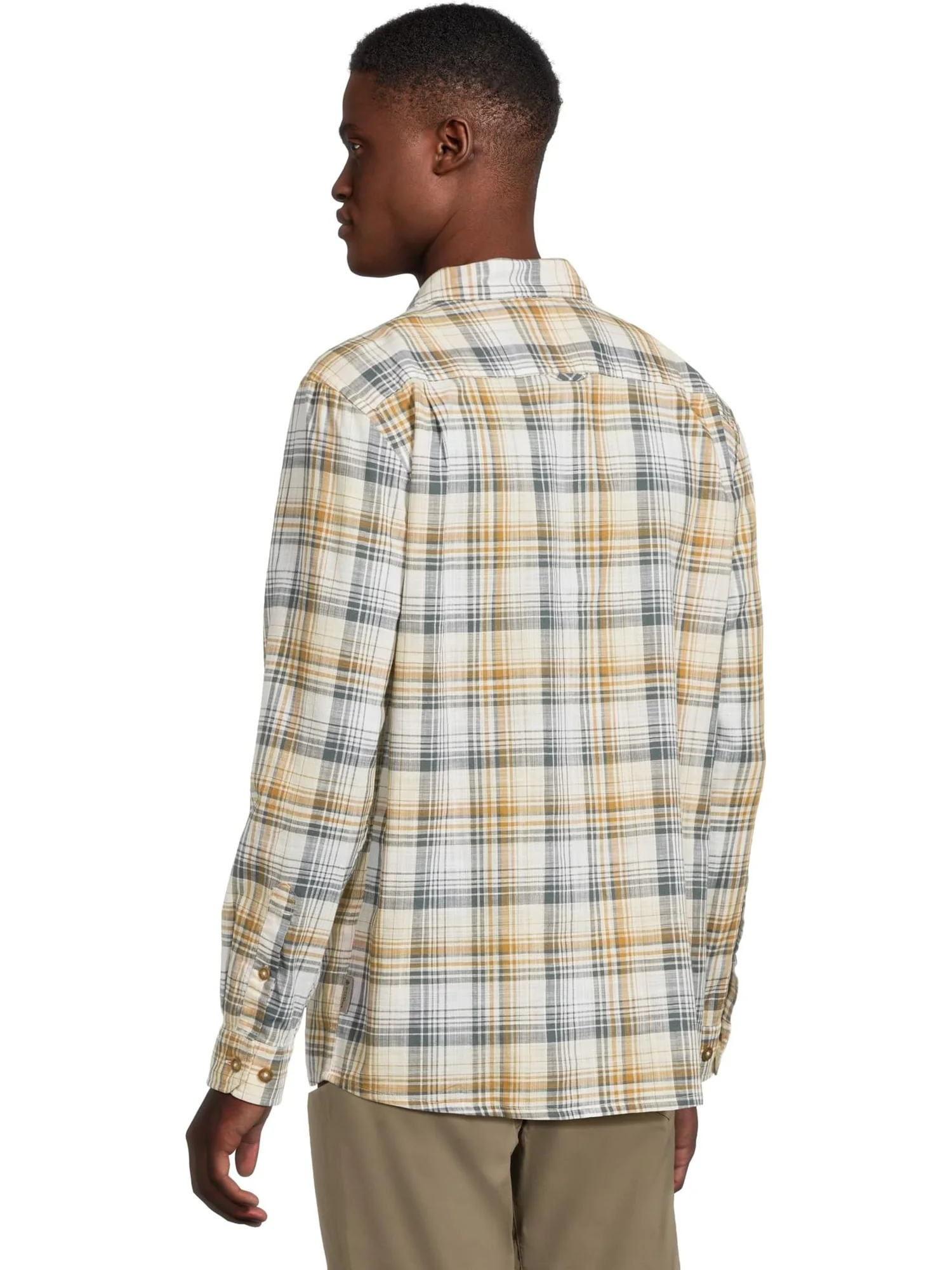 Лонгслив Royal Robbins Redwood Plaid Long Sleeve, цвет BiStripee Pismo Plaid — изображение 3 из 6