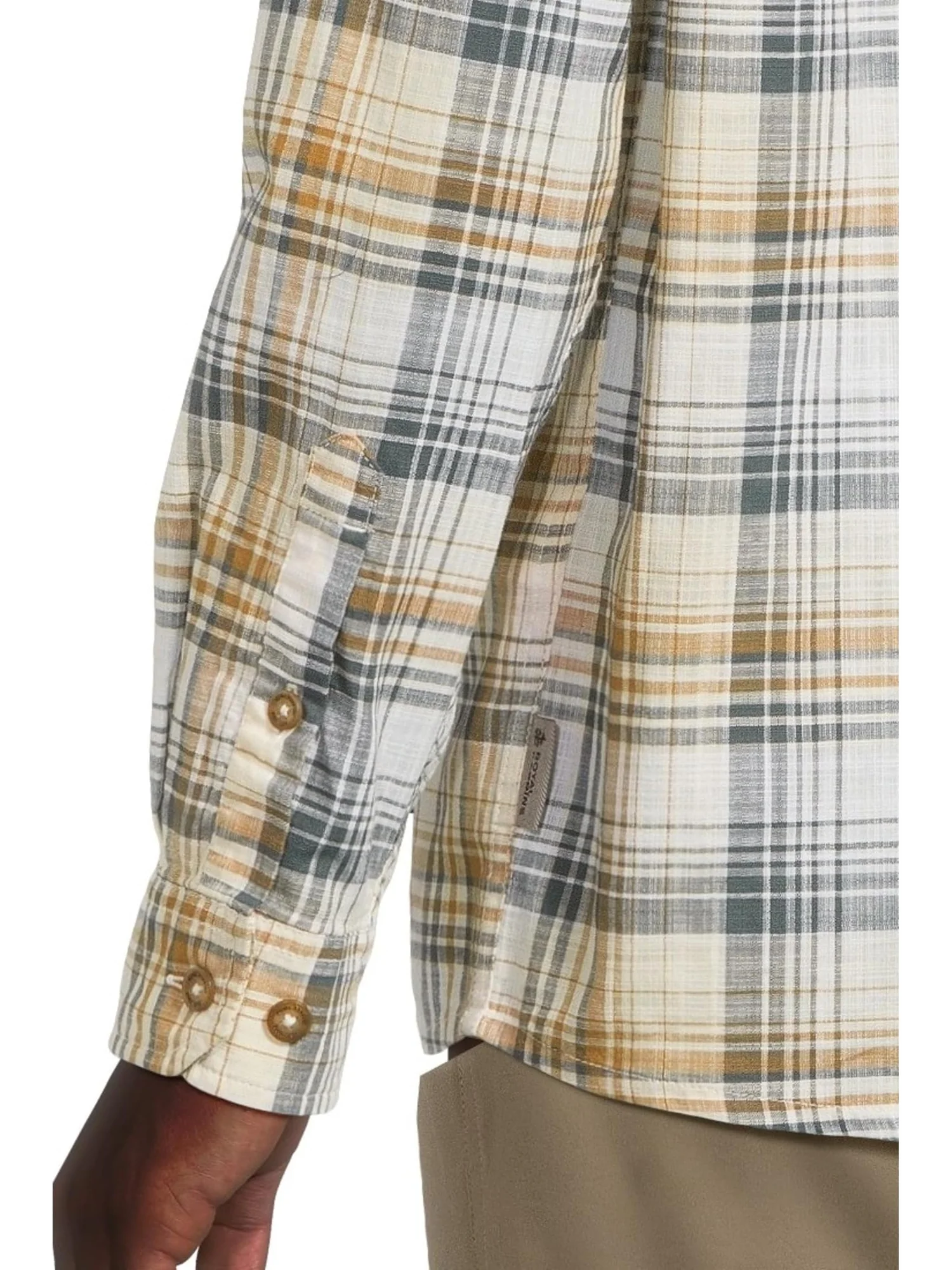 Лонгслив Royal Robbins Redwood Plaid Long Sleeve, цвет BiStripee Pismo Plaid — изображение 5 из 6
