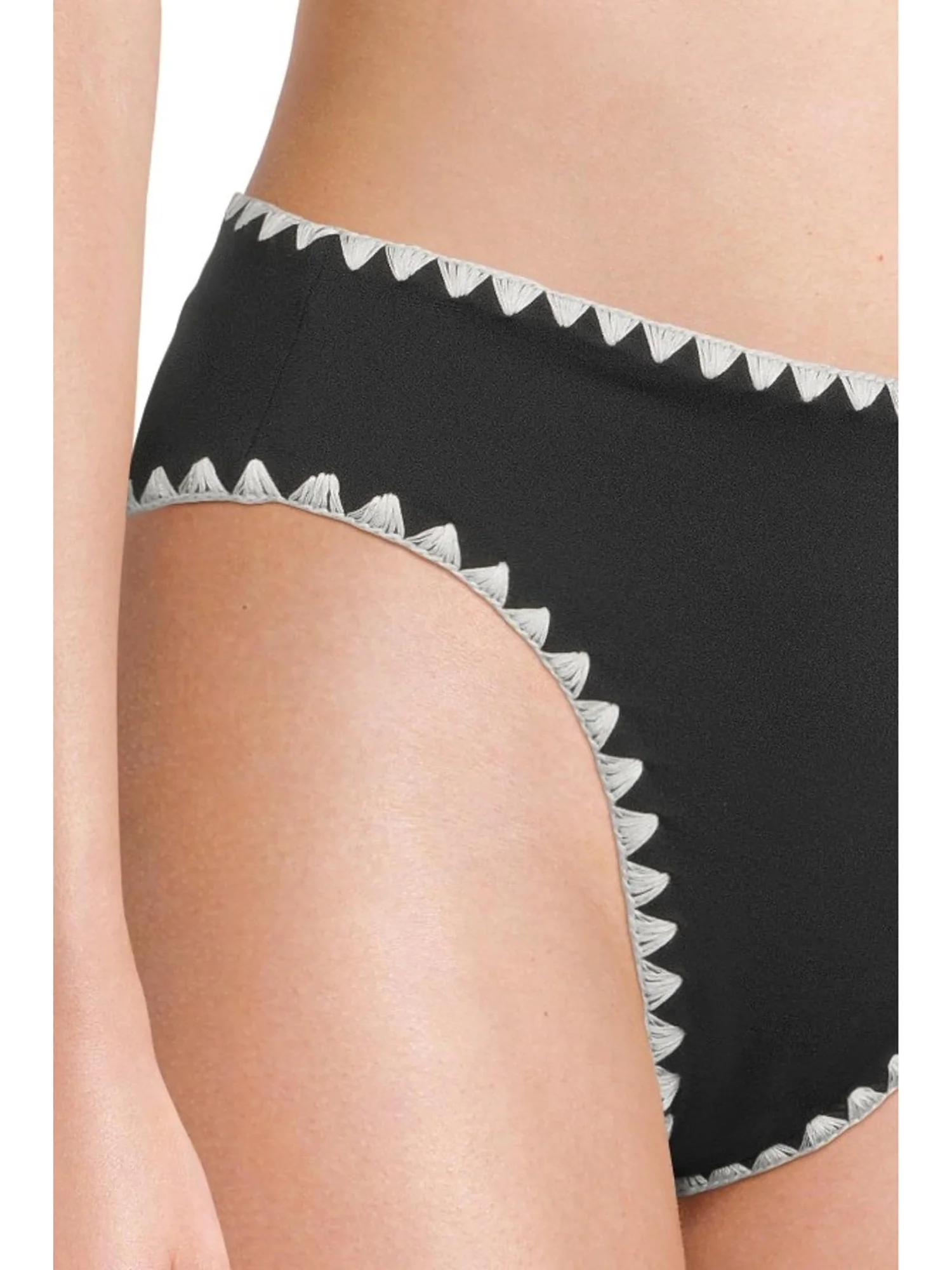Низ бикини L*Space Savannah Bottom Classic — изображение 4 из 5, черный/кремовый