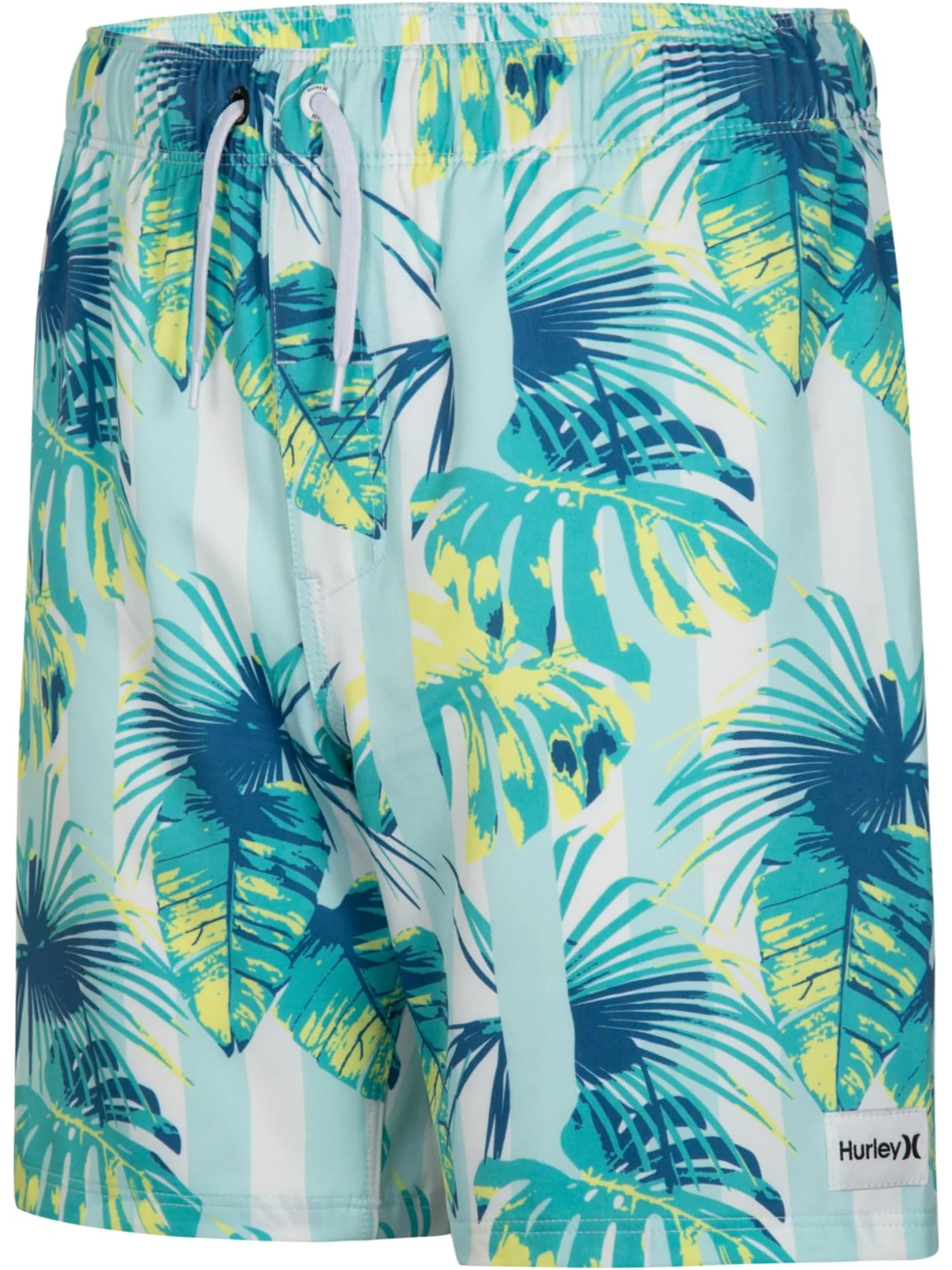 Плавки Hurley Kids Cabana Stripe Pull On Swim Trunk — изображение 1 из 2, мятный