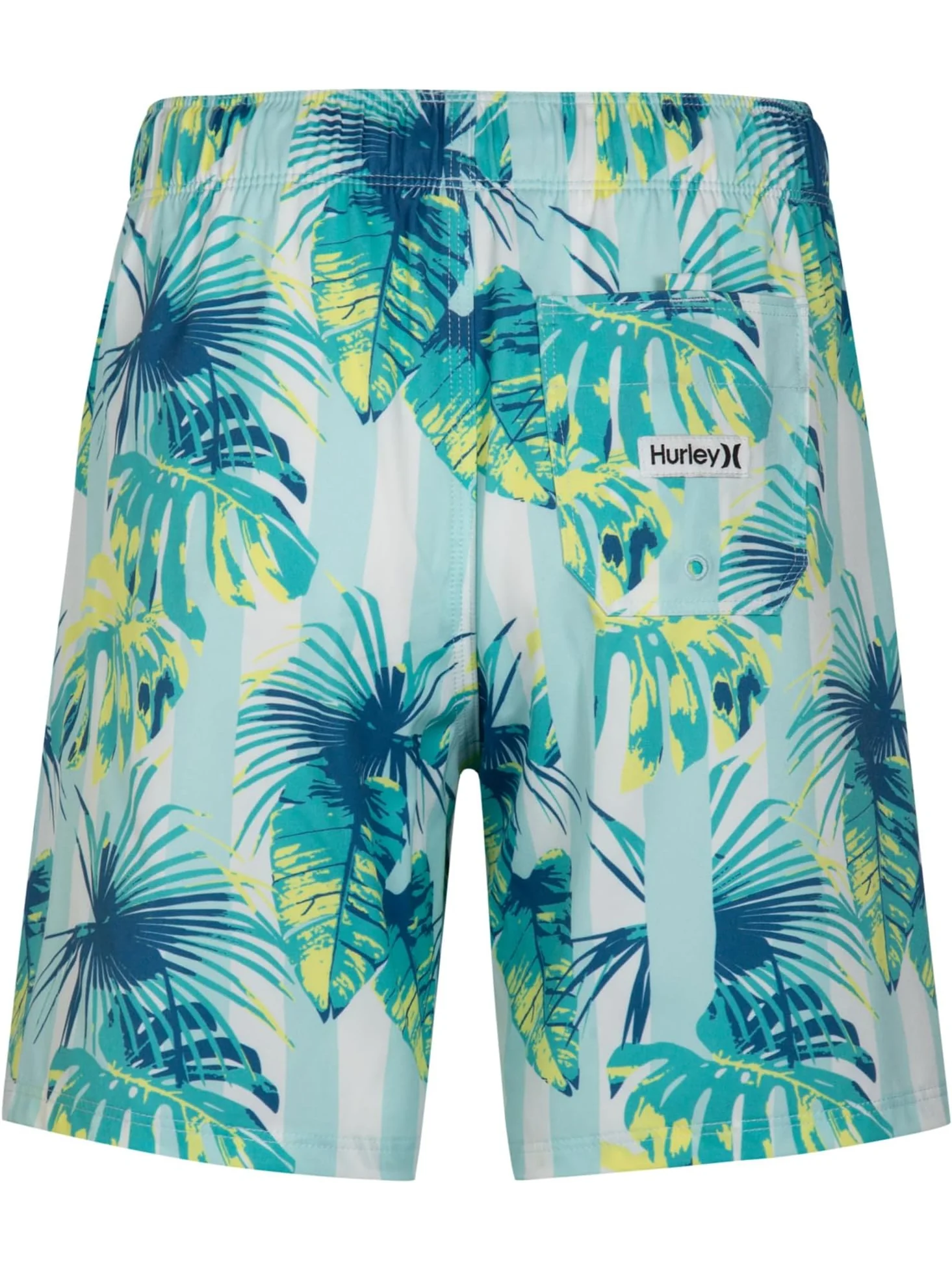 Плавки Hurley Kids Cabana Stripe Pull On Swim Trunk — изображение 2 из 2, мятный