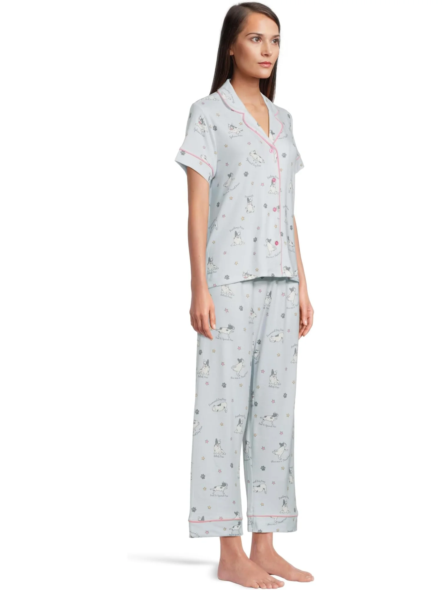 Пижама P.J. Salvage Pj Set Paws and Breathe — изображение 2 из 4, синий
