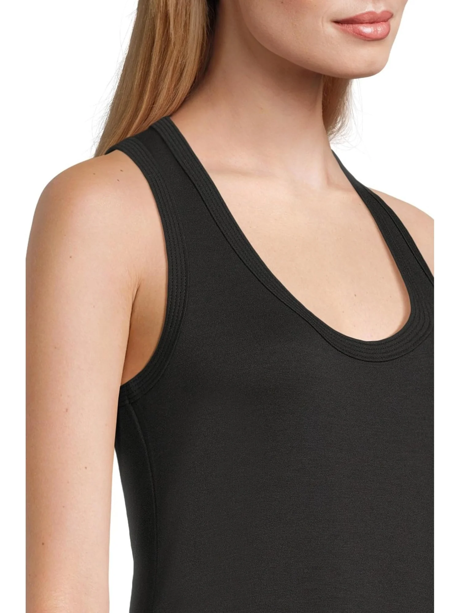 Платье Tommy Bahama Drapey Ponte Sleeveless Midi Dress — изображение 4 из 4, черный
