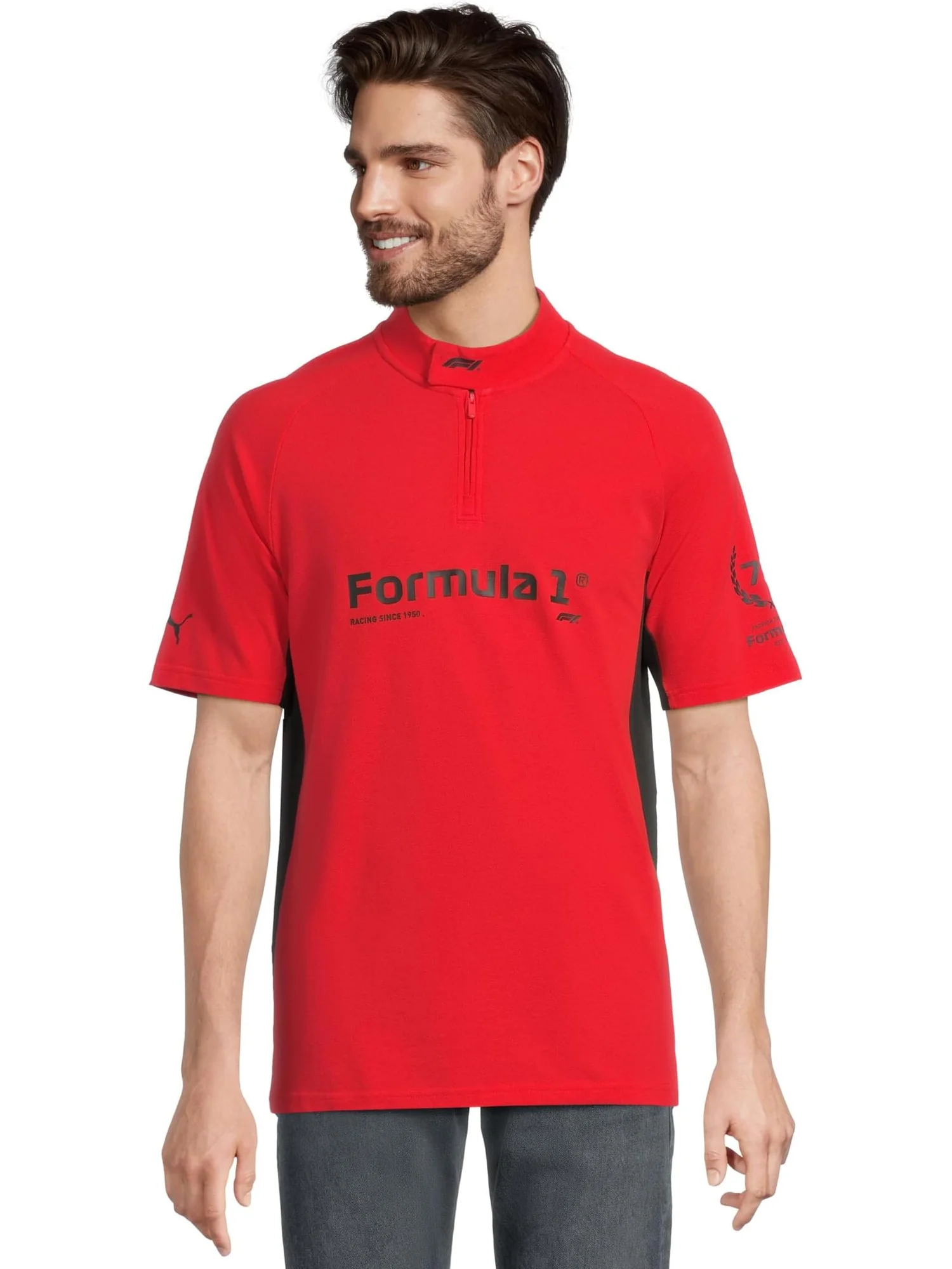 Поло PUMA Formula 1 Polo 75 Years — изображение 1 из 5, красный