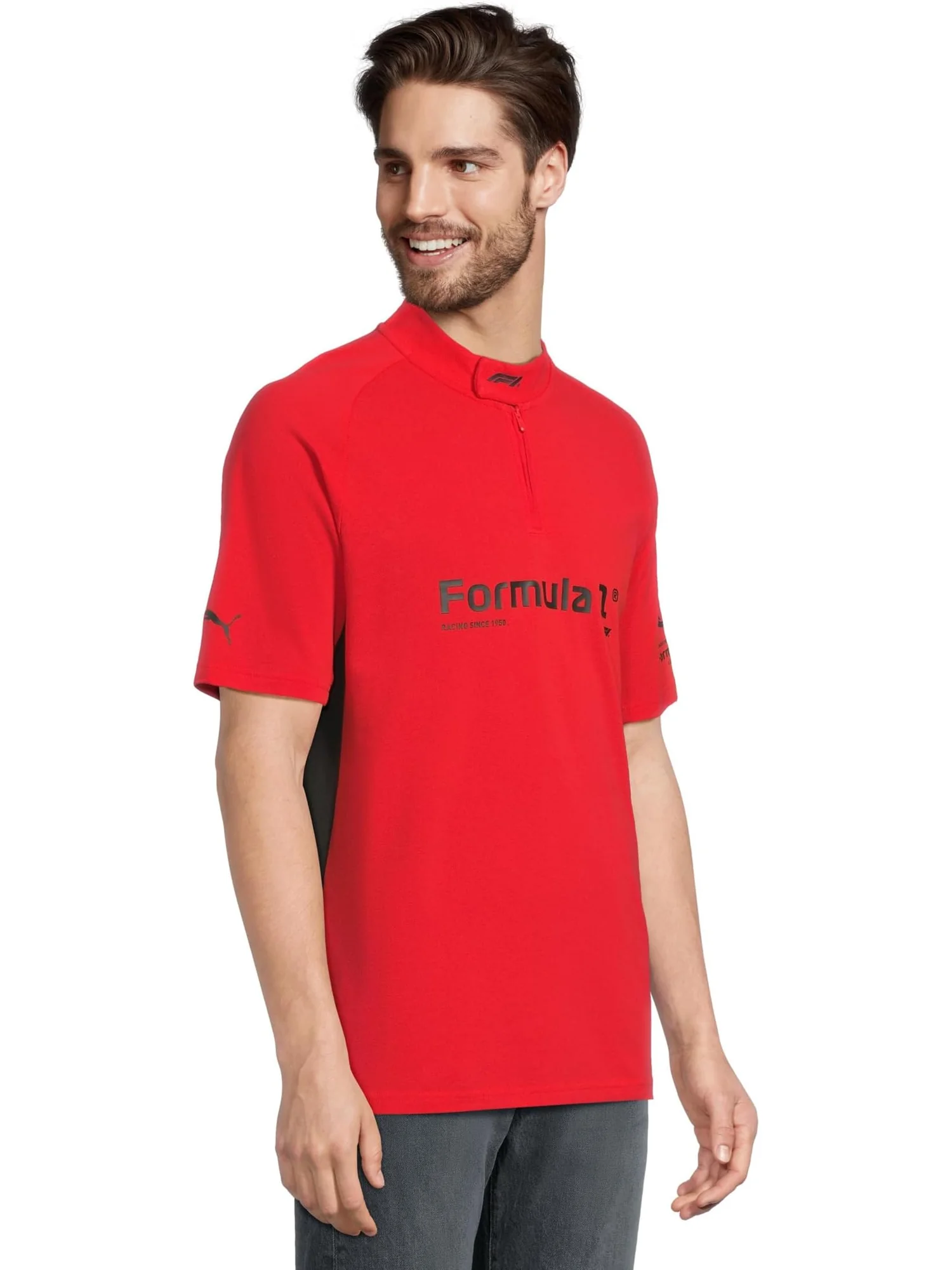 Поло PUMA Formula 1 Polo 75 Years — изображение 2 из 5, красный