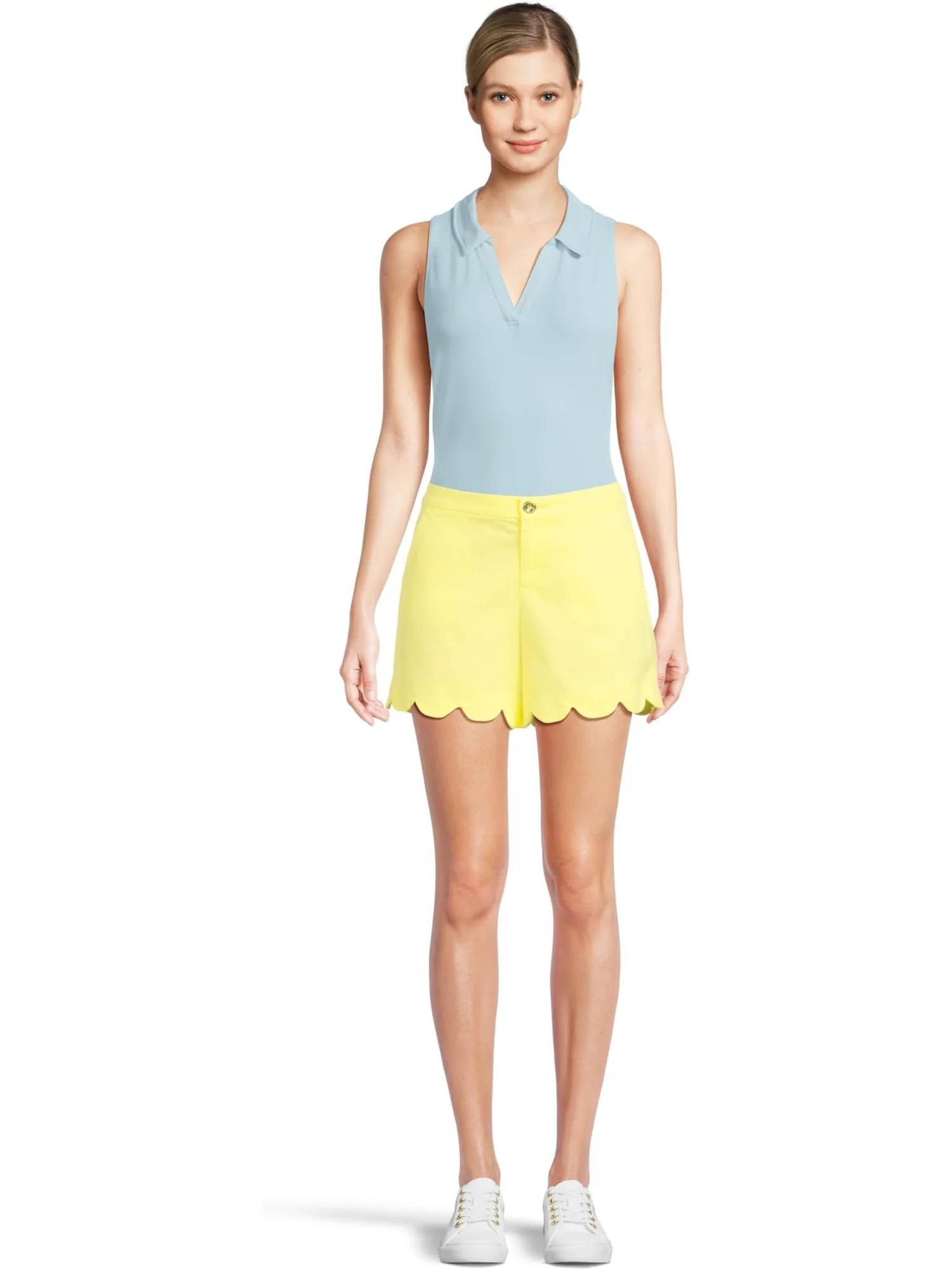 Поло Lilly Pulitzer Alister Polo Upf 50+ — изображение 5 из 5, синий