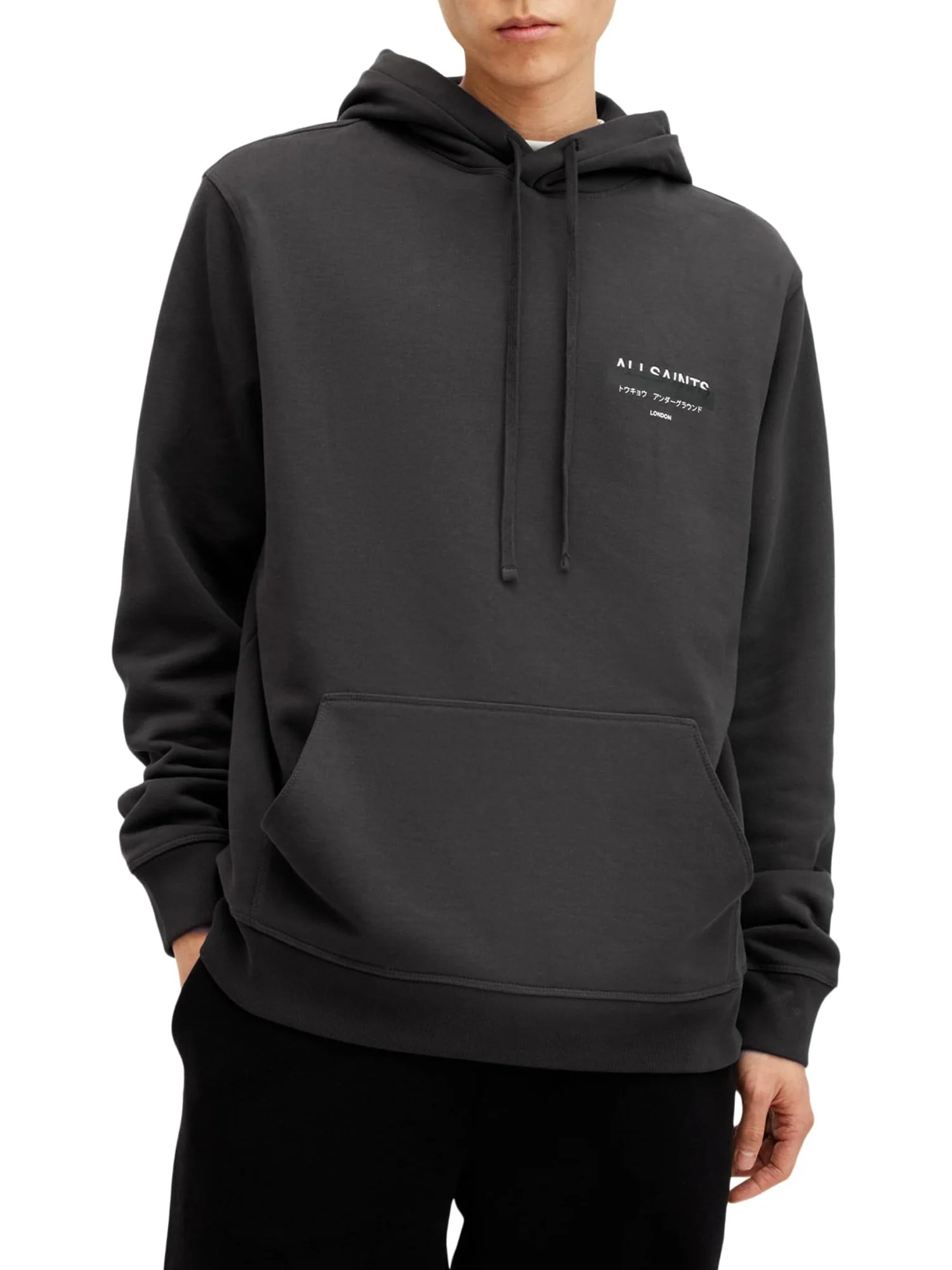Толстовка AllSaints Redact Oth Hoody — изображение 1 из 4, черный