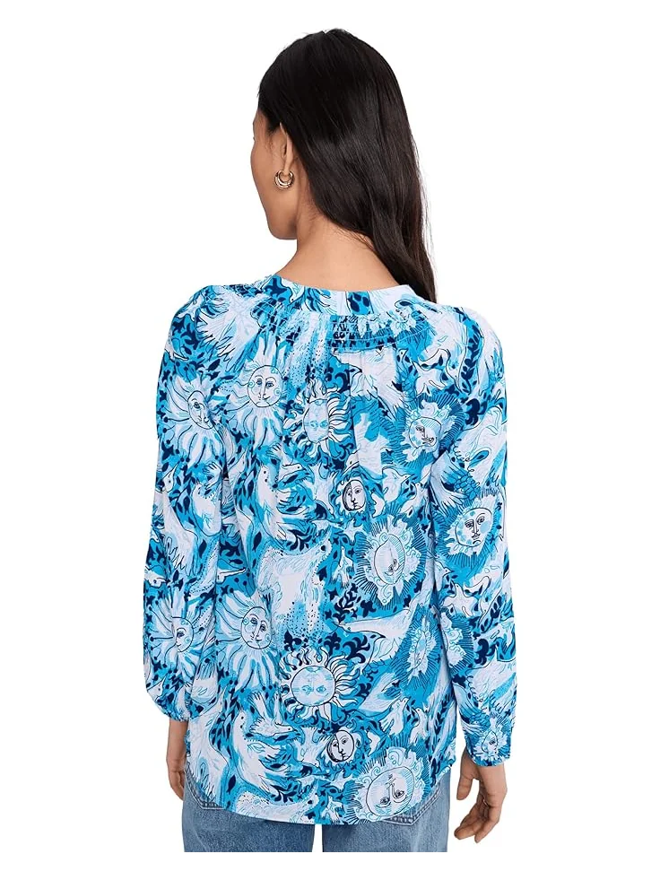 Женский топ Lilly Pulitzer Elsa — изображение 4 из 5, синий