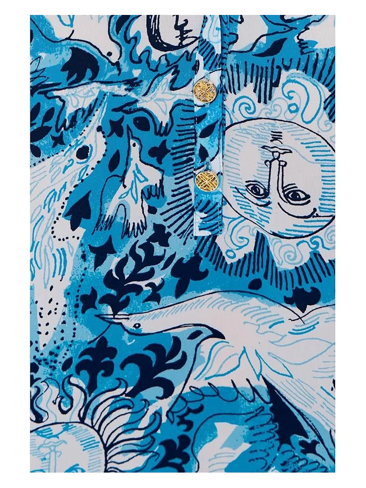 Женский топ Lilly Pulitzer Elsa — изображение 5 из 5, синий