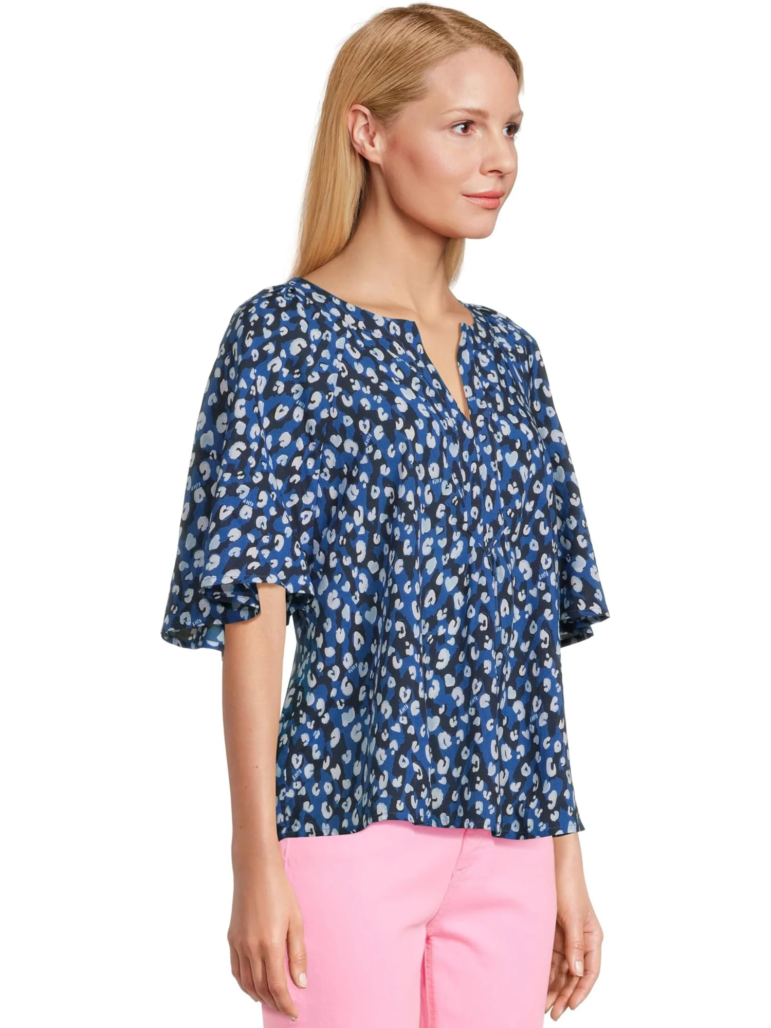 Топ Lilly Pulitzer Wilmer Short Sleeve Top — изображение 2 из 5, темно-синий