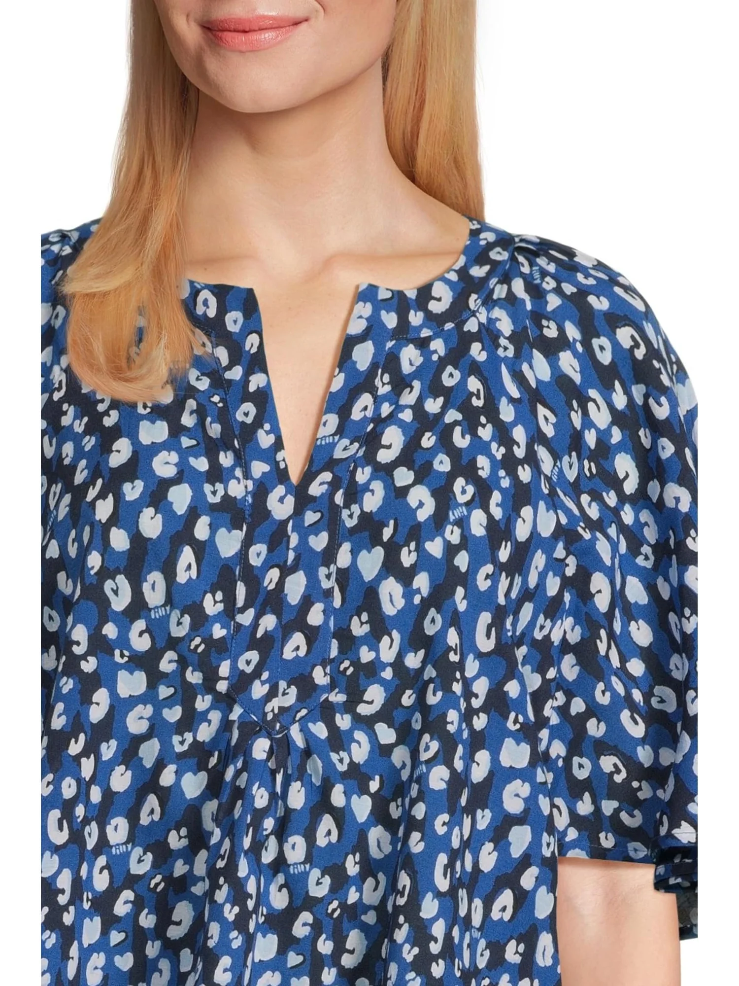 Топ Lilly Pulitzer Wilmer Short Sleeve Top — изображение 4 из 5, темно-синий