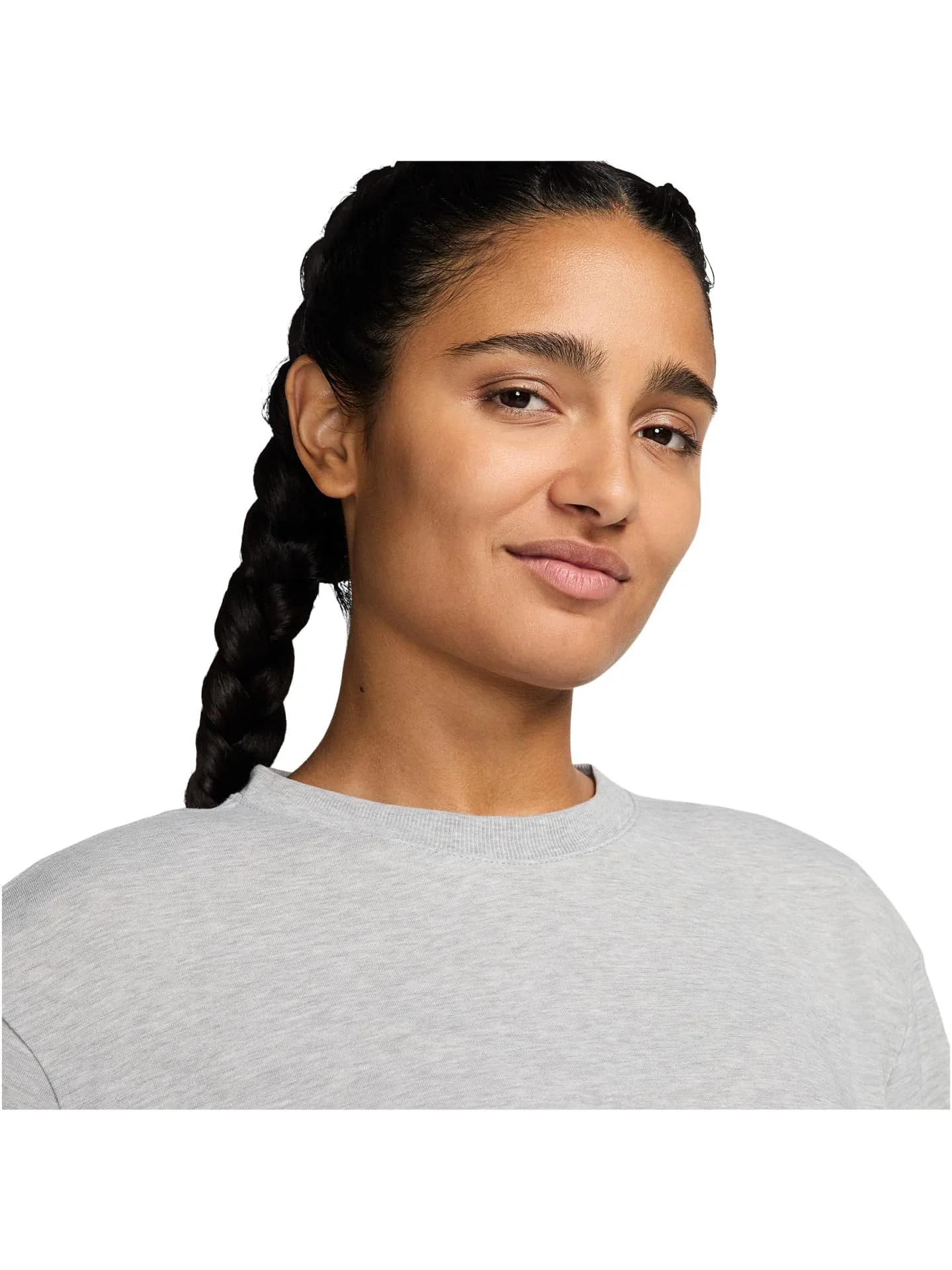 Топ Nike One Relaxed Dri-fit Short-sleeve Top — изображение 3 из 4, серый
