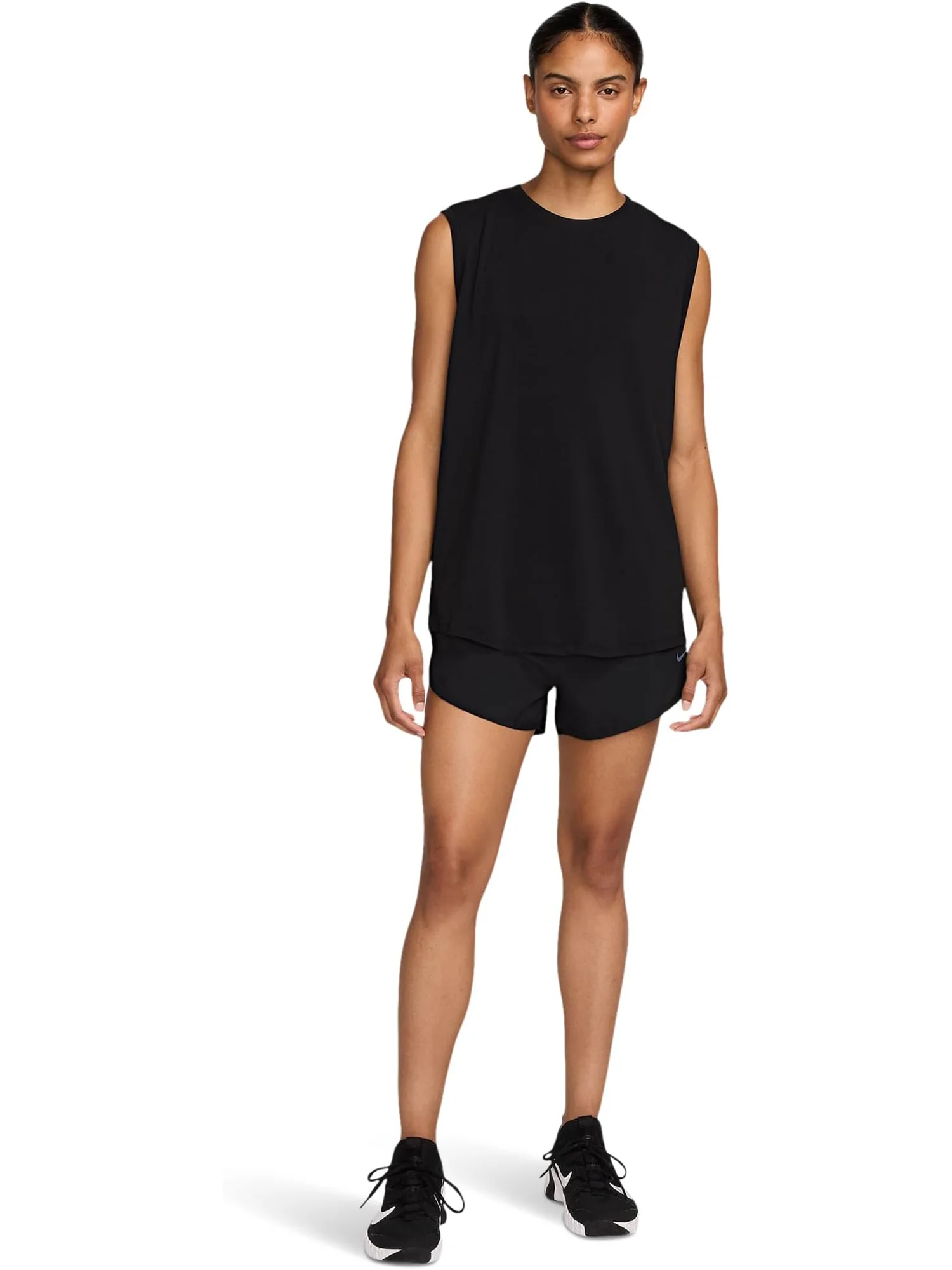Топ Nike One Relaxed Dri-fit Tank Top — изображение 4 из 4, черный