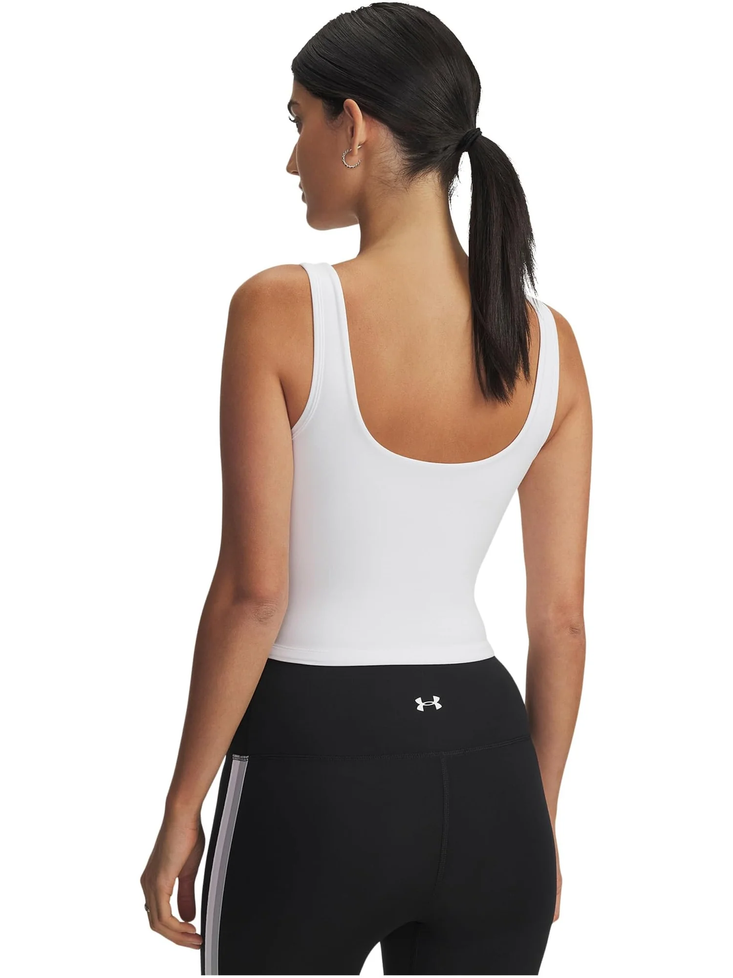 Топ Under Armour Motion Tank Top — изображение 2 из 2, белый/серый