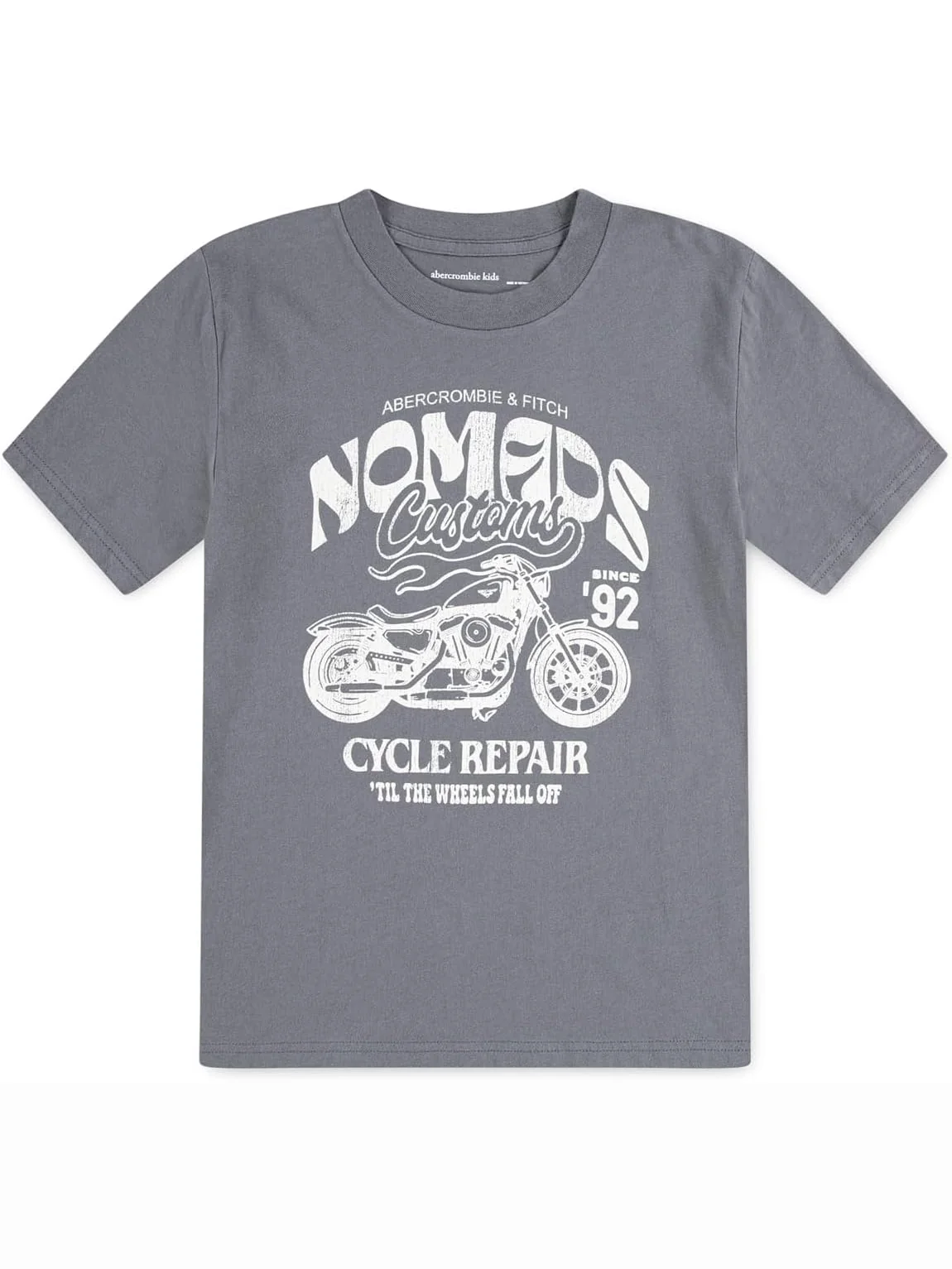 Футболка abercrombie kids Nomad Tee — серый