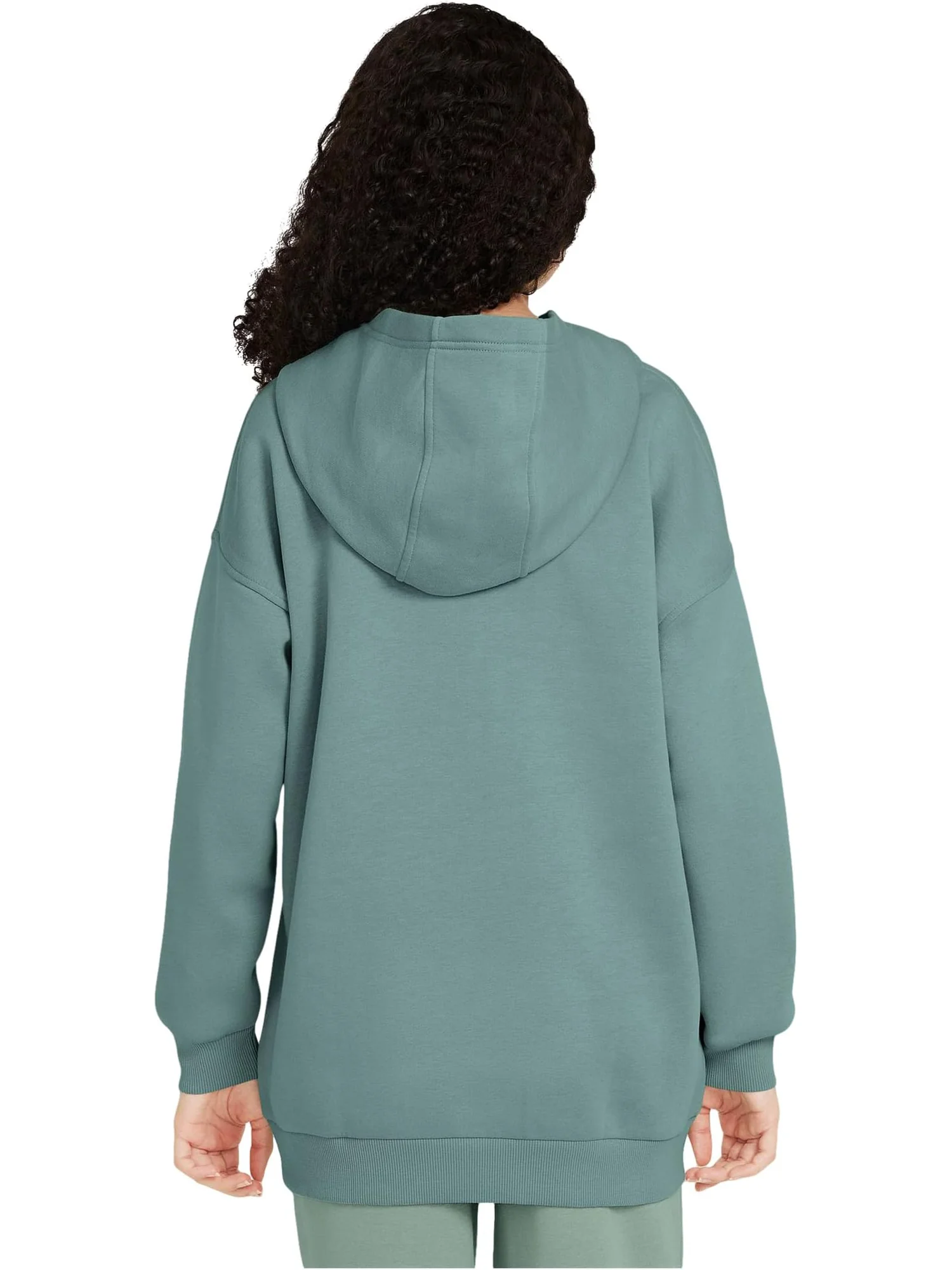Худи Nike Kids Sportswear Club Fleece Oversized Pullover Hoodie — изображение 2 из 2, белый