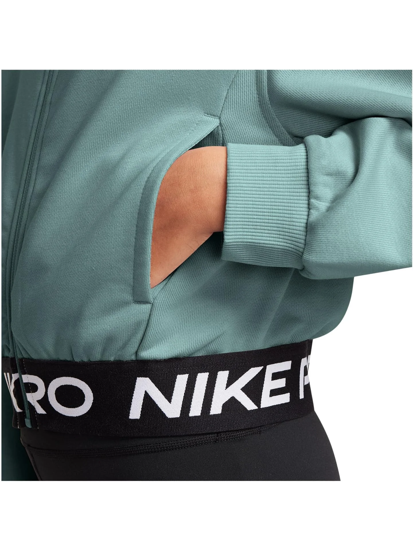 Худи Nike Kids Pro Fleece Dri-fit Full-zip Hoodie — изображение 3 из 3, черный
