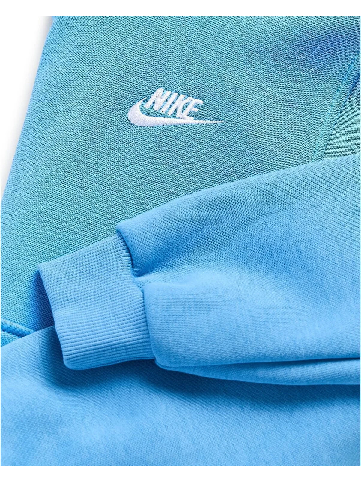 Худи Nike Kids Sportswear Club Fleece Pullover Hoodie — изображение 3 из 3, синий/белый