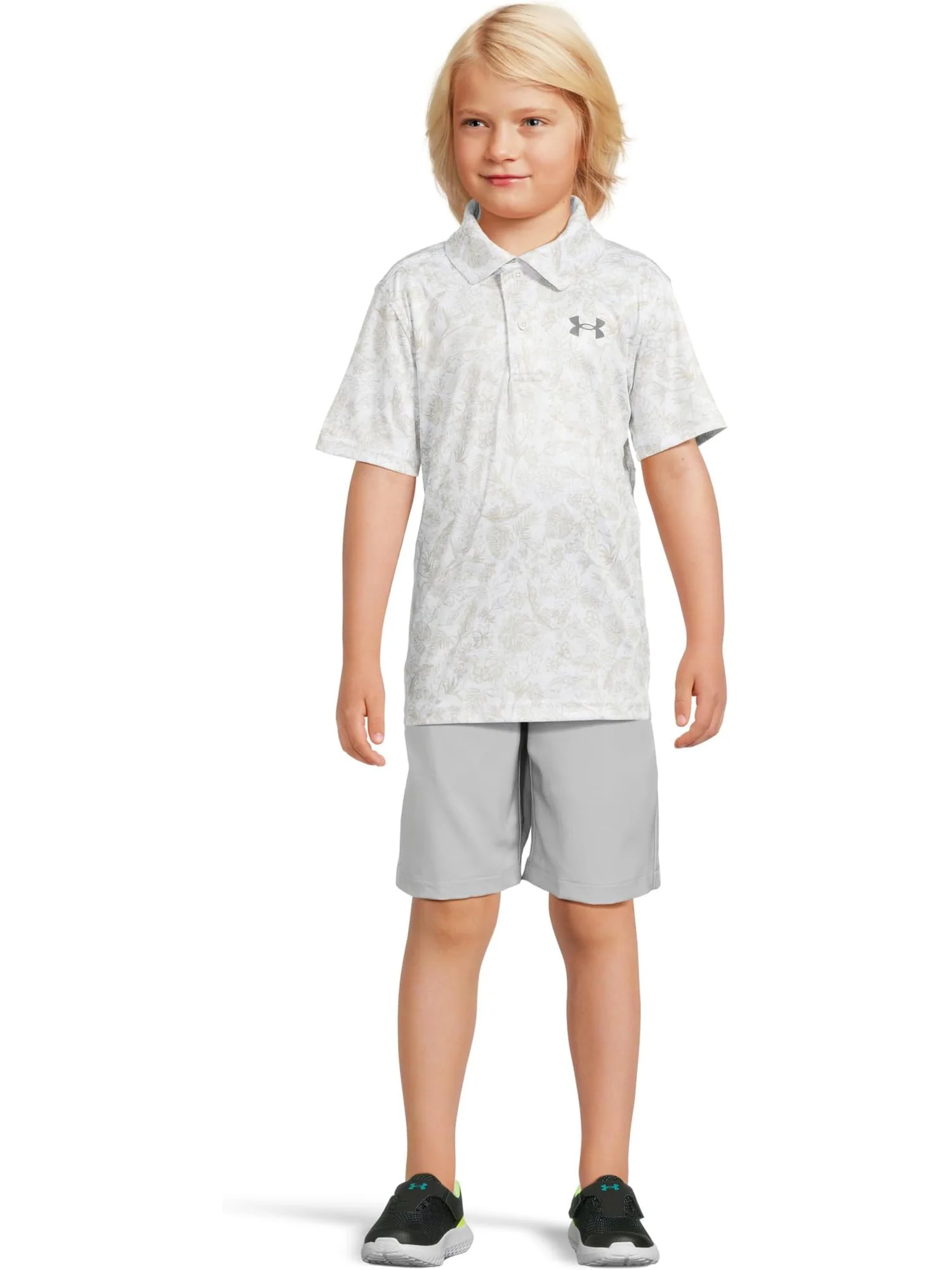 Шорты Under Armour Kids Matchplay Golf Shorts — изображение 4 из 4, серый