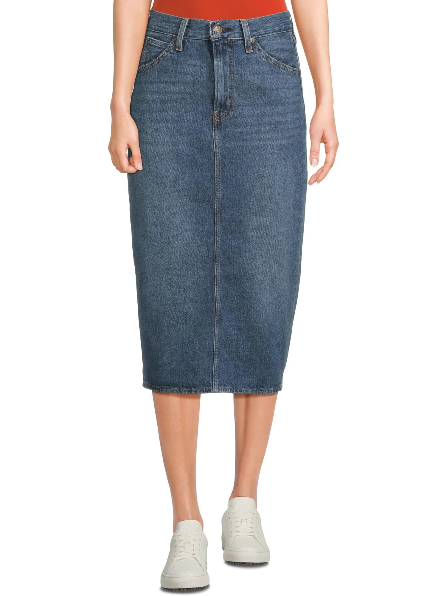 Юбка Levi's Womens Moto Icon Skirt, цвет Moto Queen — изображение 1 из 5