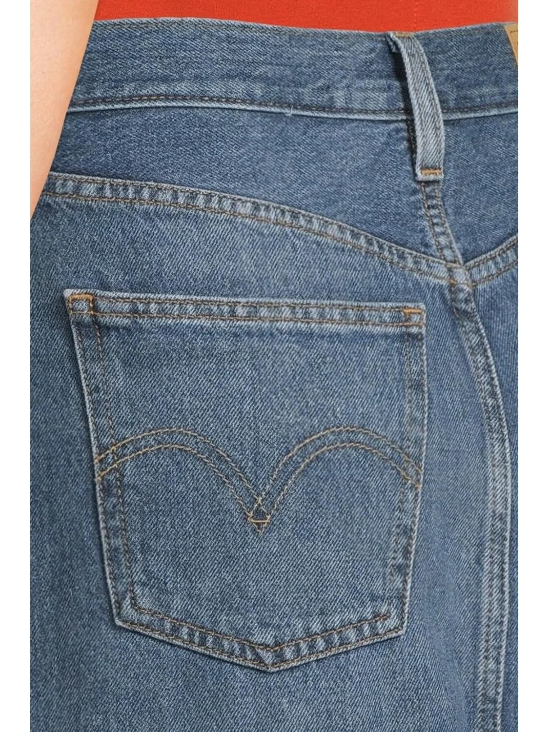 Юбка Levi's Womens Moto Icon Skirt, цвет Moto Queen — изображение 4 из 5